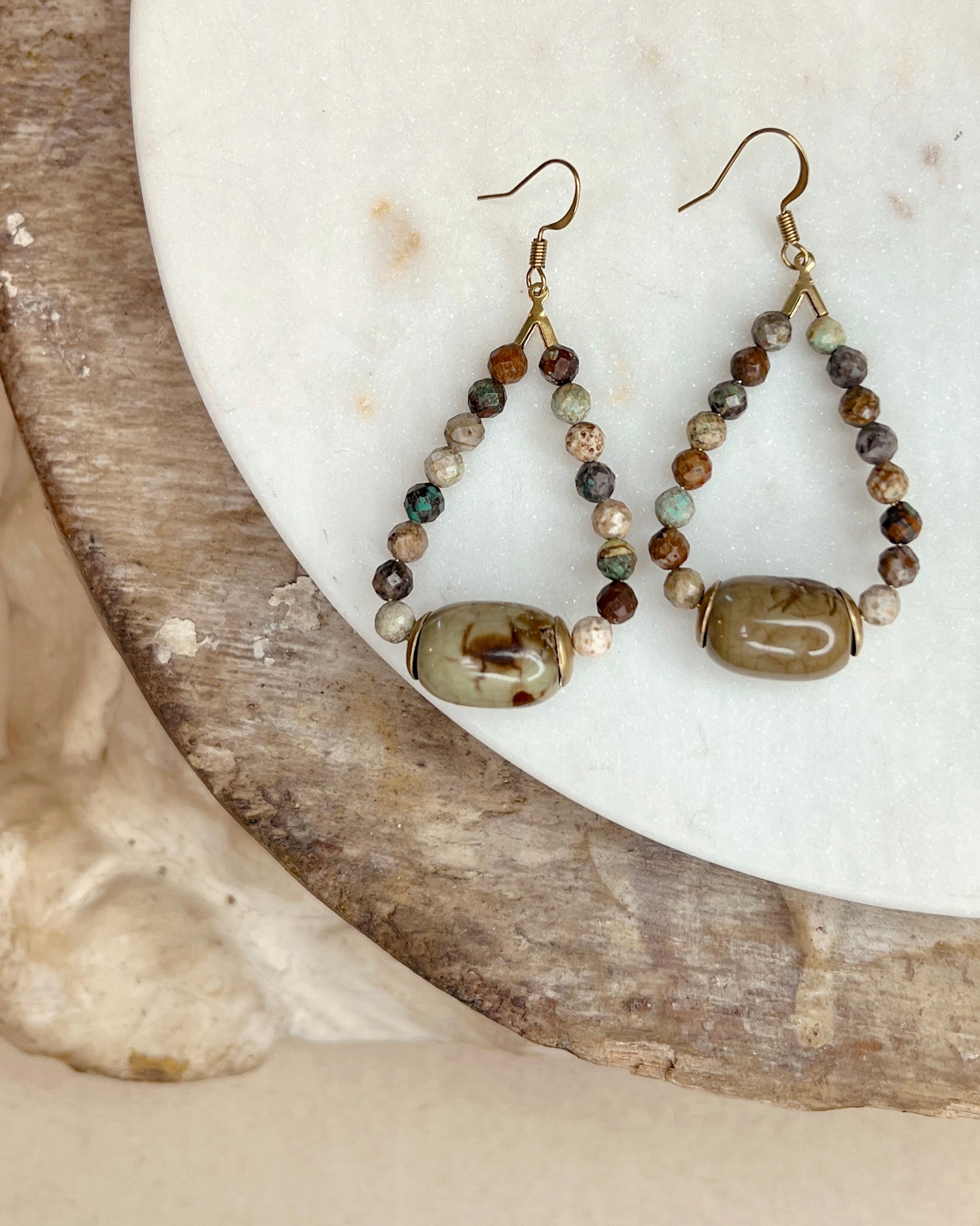Multicolor Turquoise Dangle
