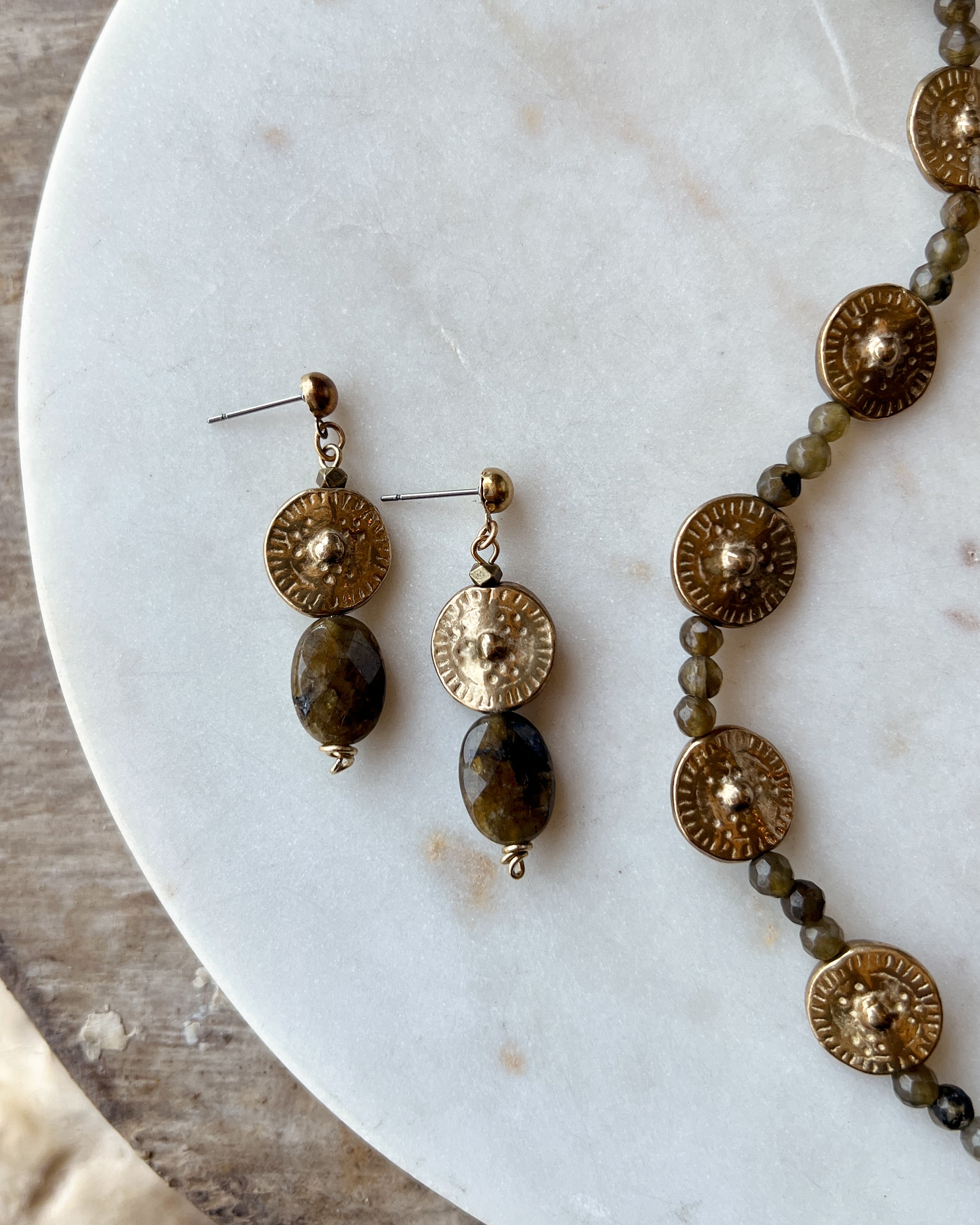 Petite Labradorite Drops
