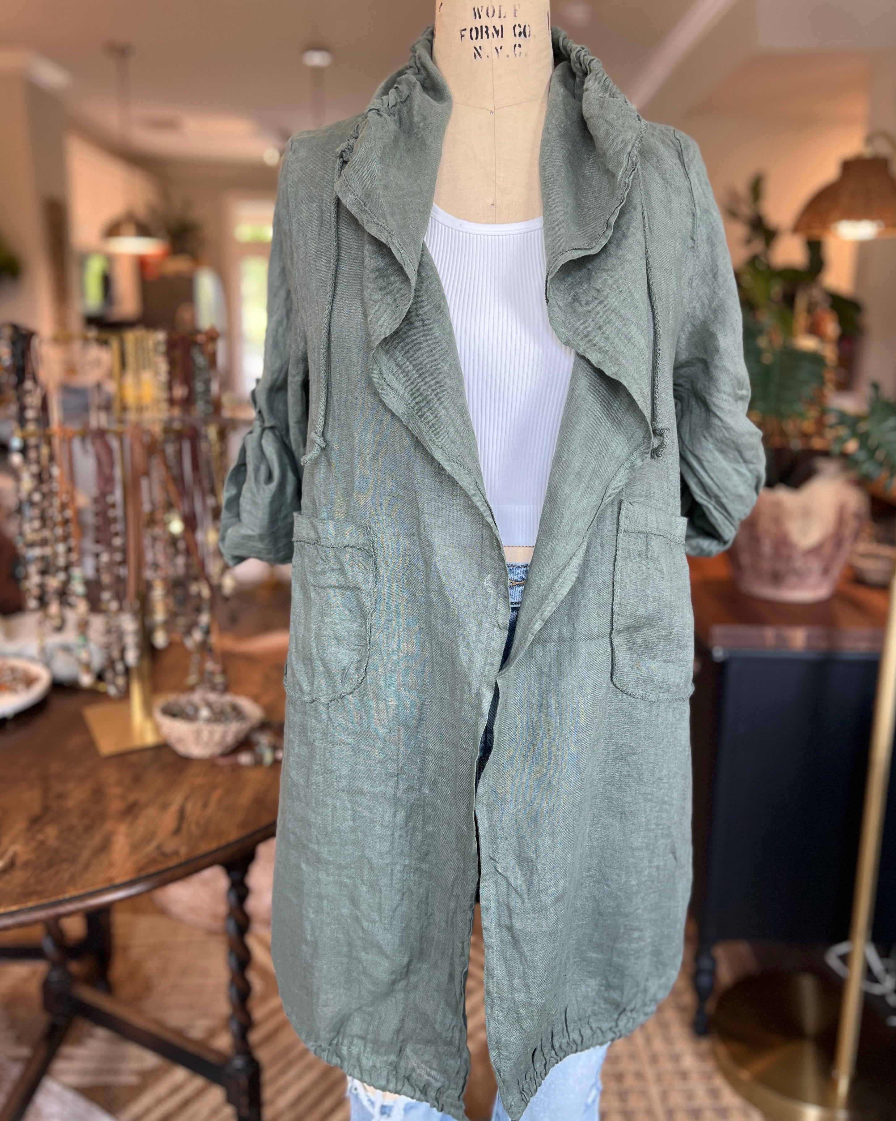 Summer Drawstring Jacket