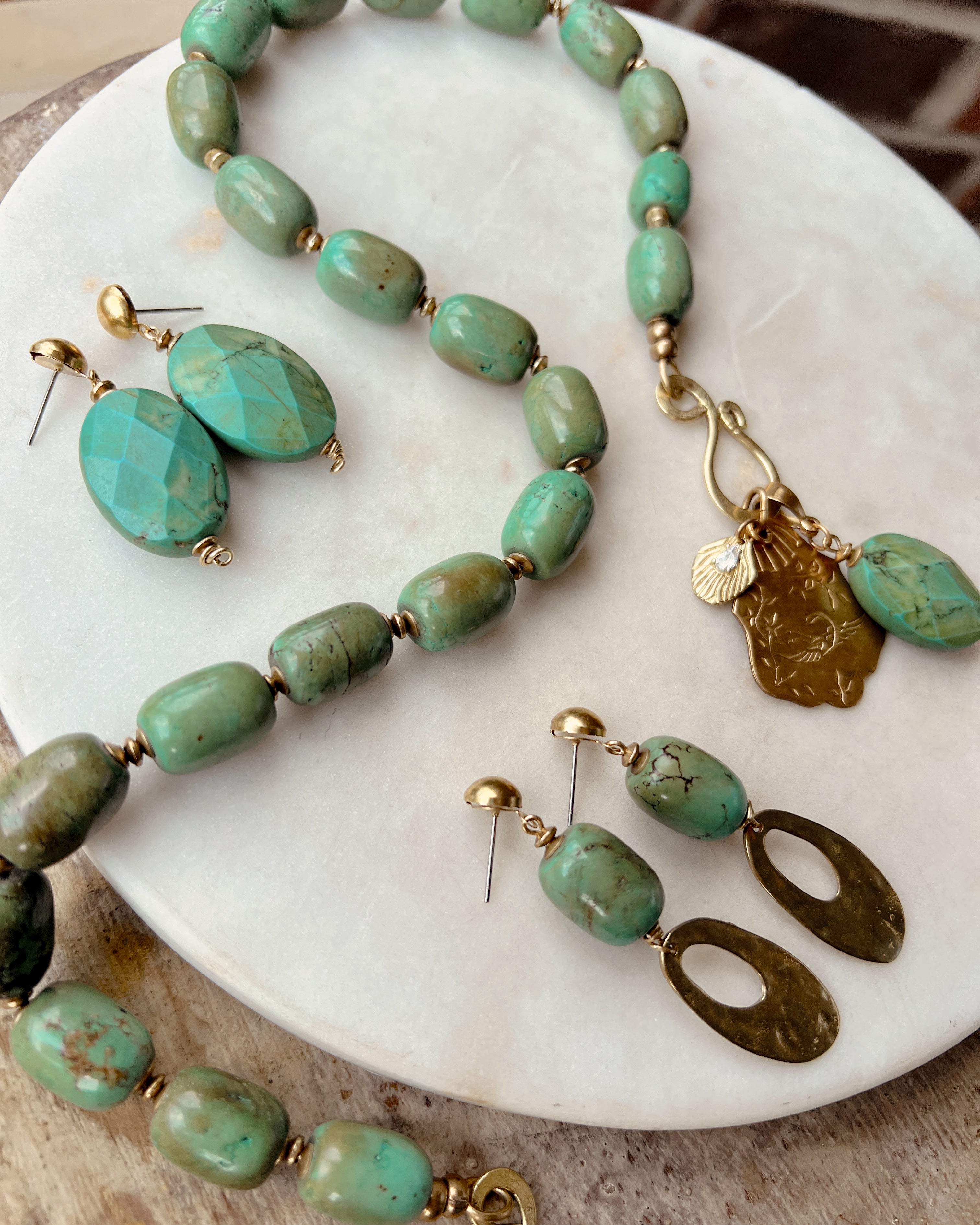 Lorraine Hammered Drops