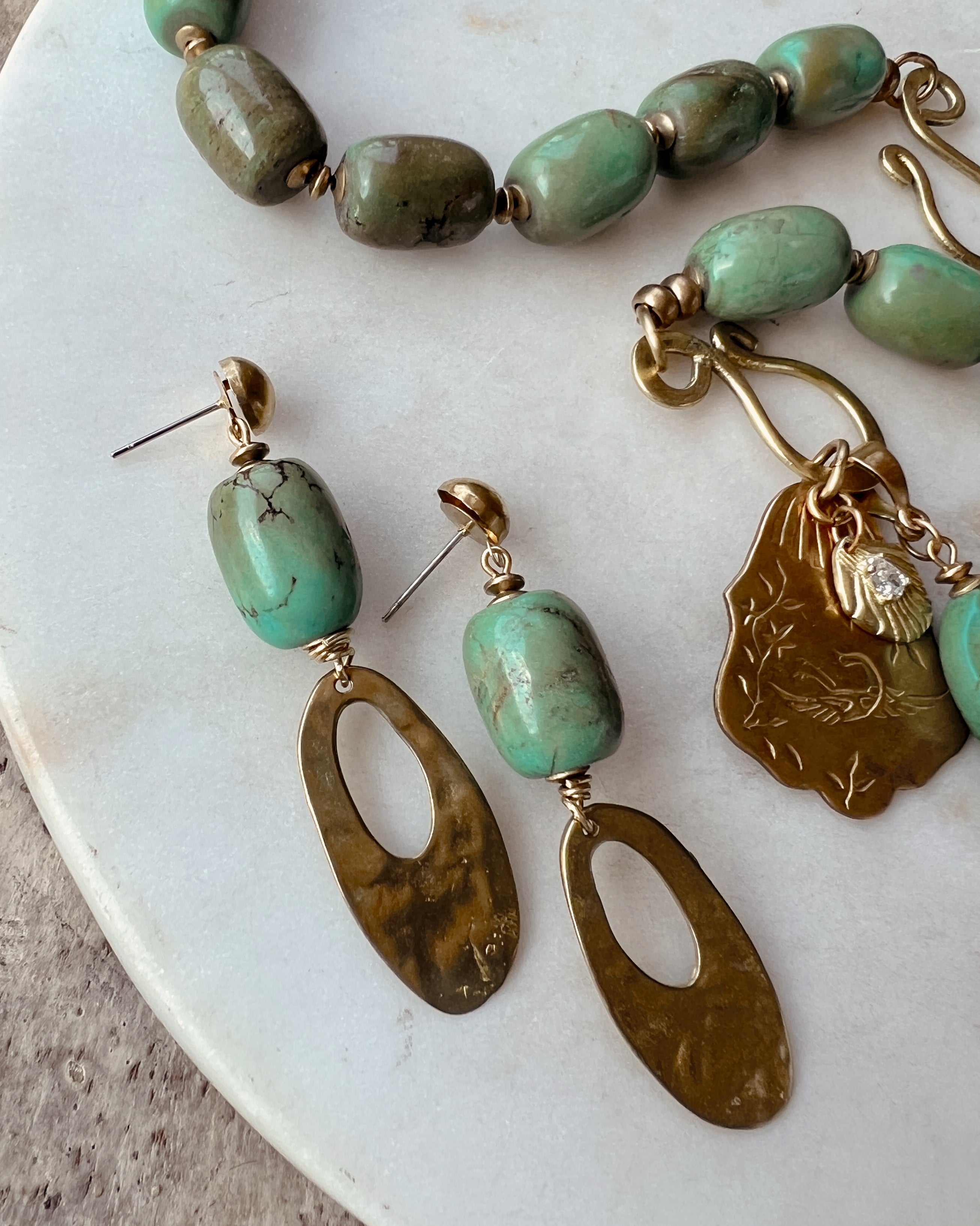 Lorraine Hammered Drops