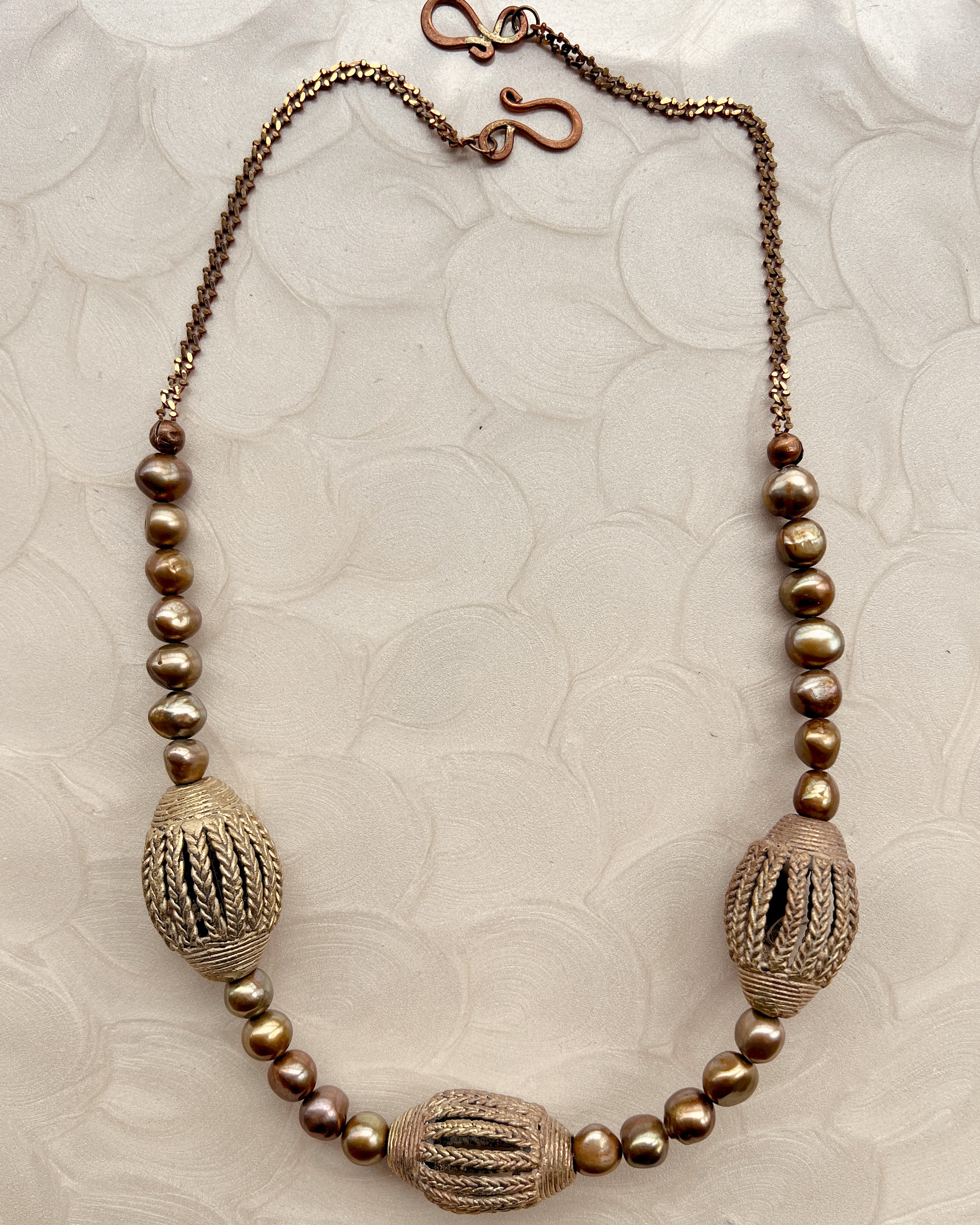 Olive Pearl & Relic Strand