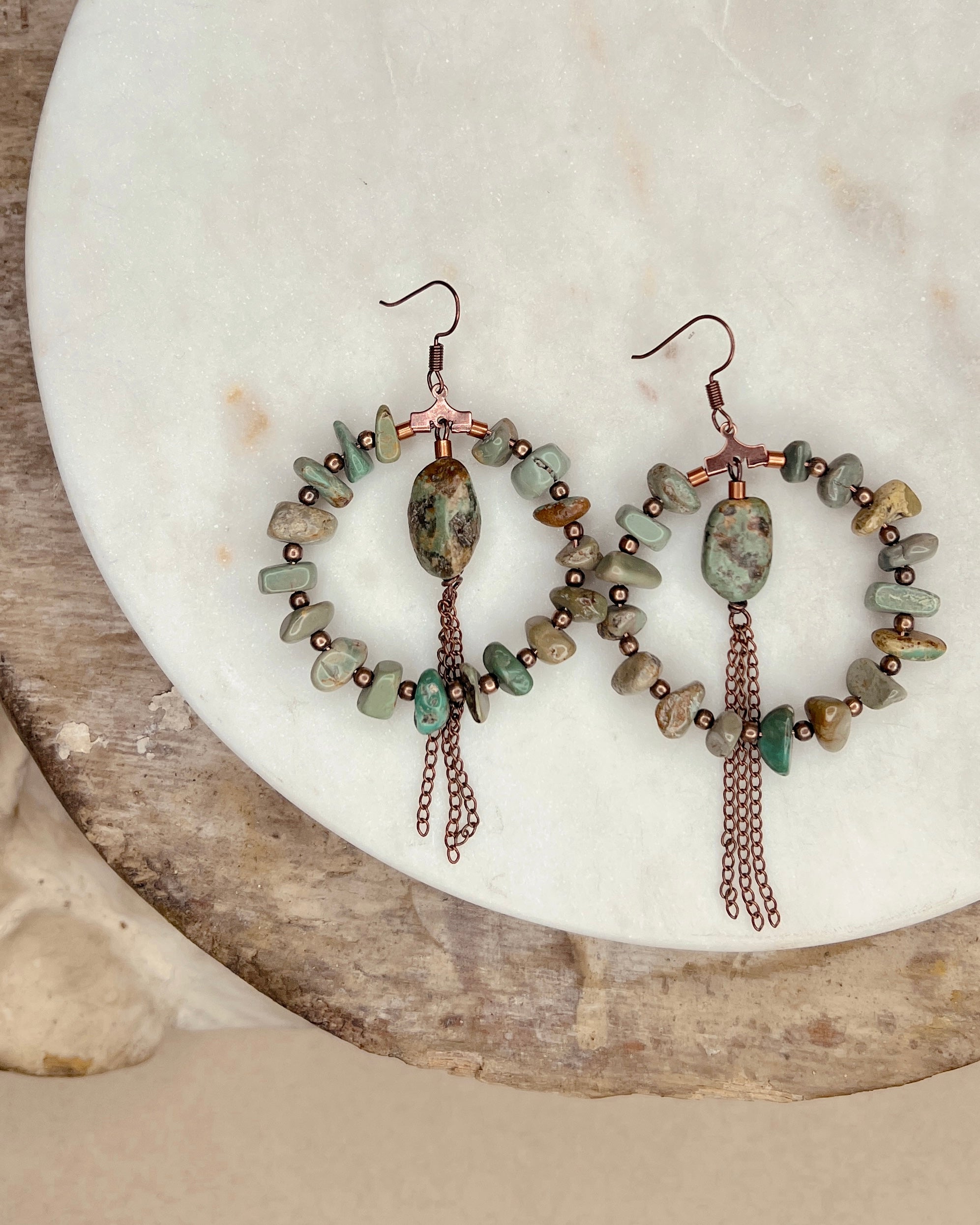 Turquoise Chain Dangles