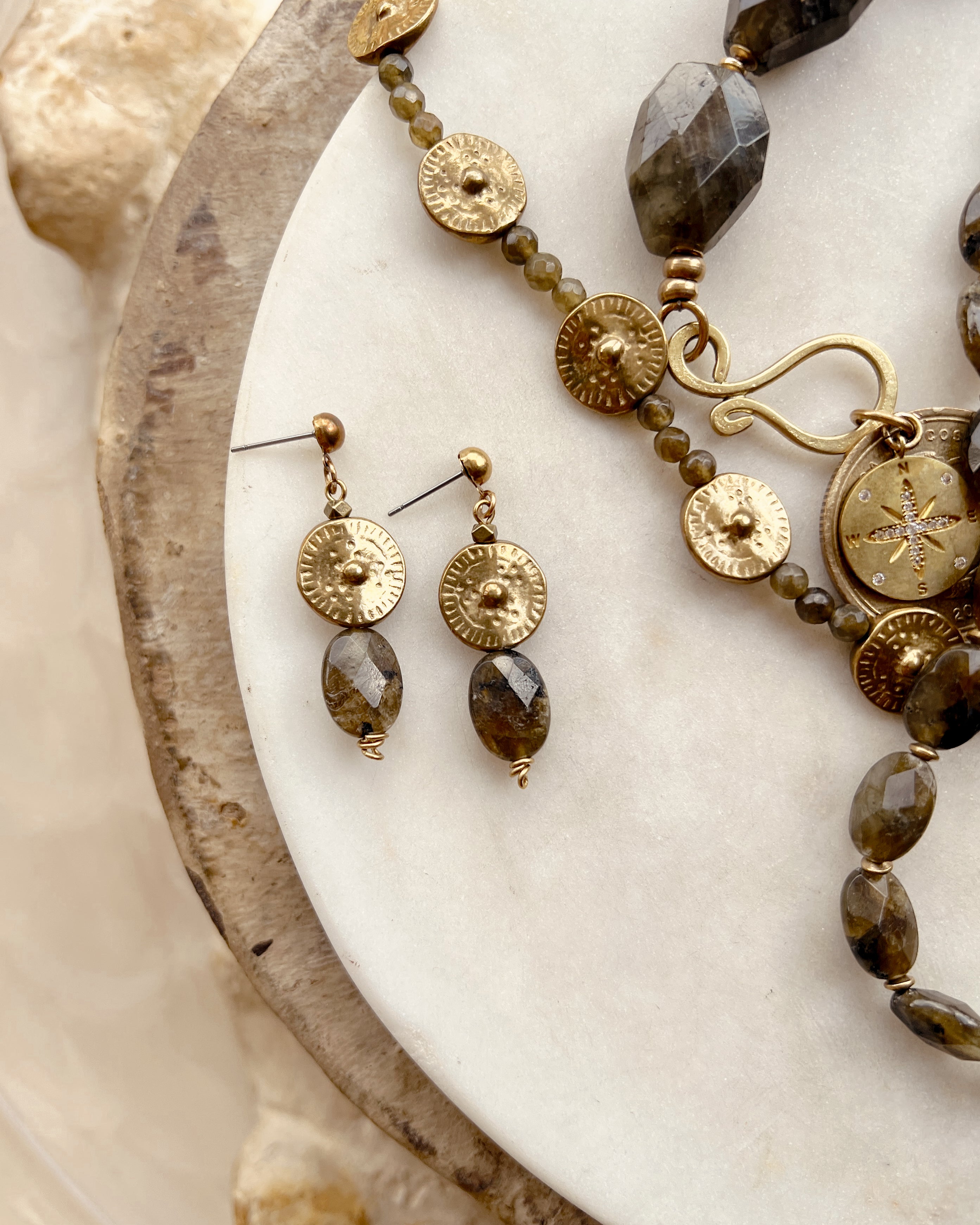 Petite Labradorite Drops