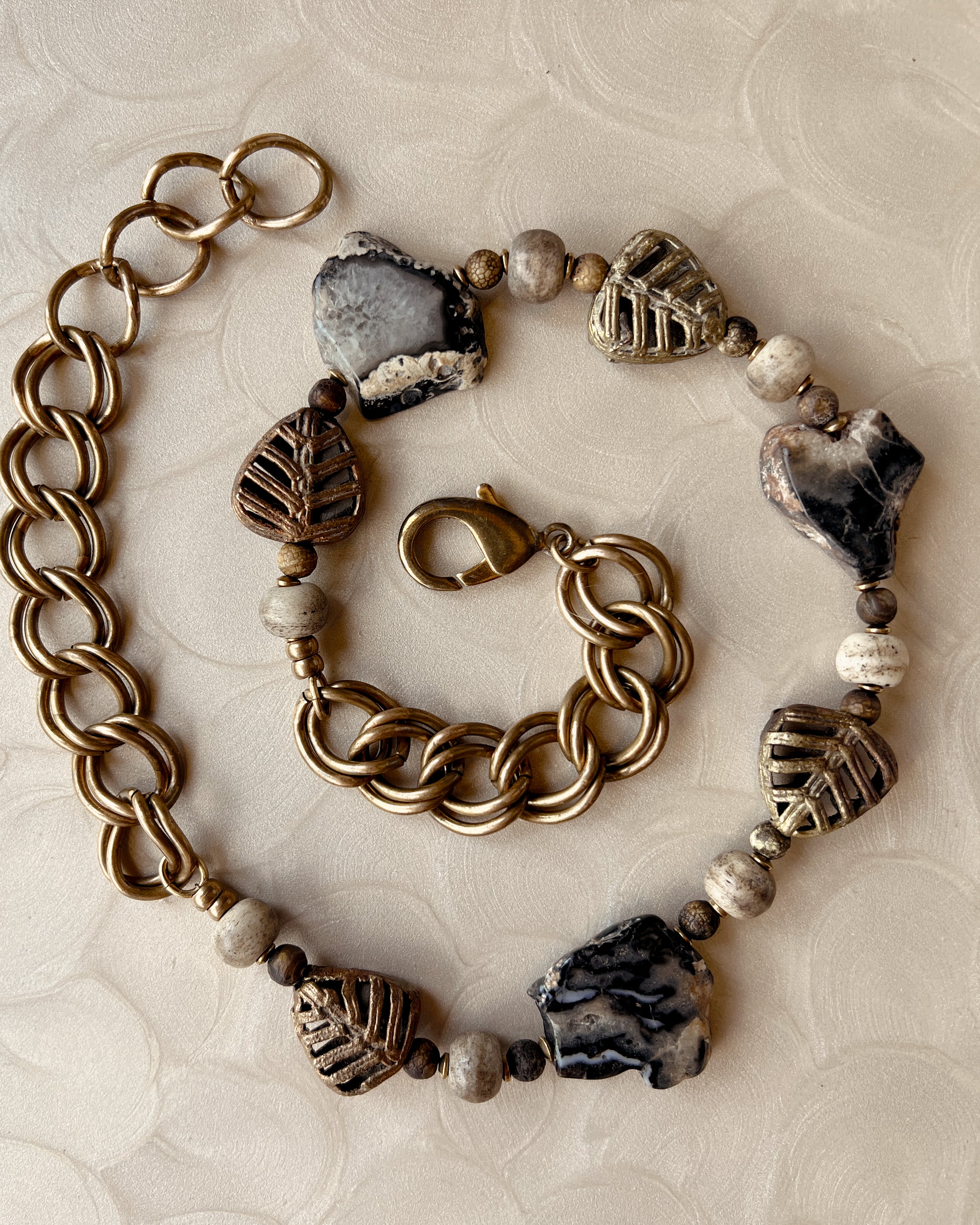 Black Agate Relic Chain