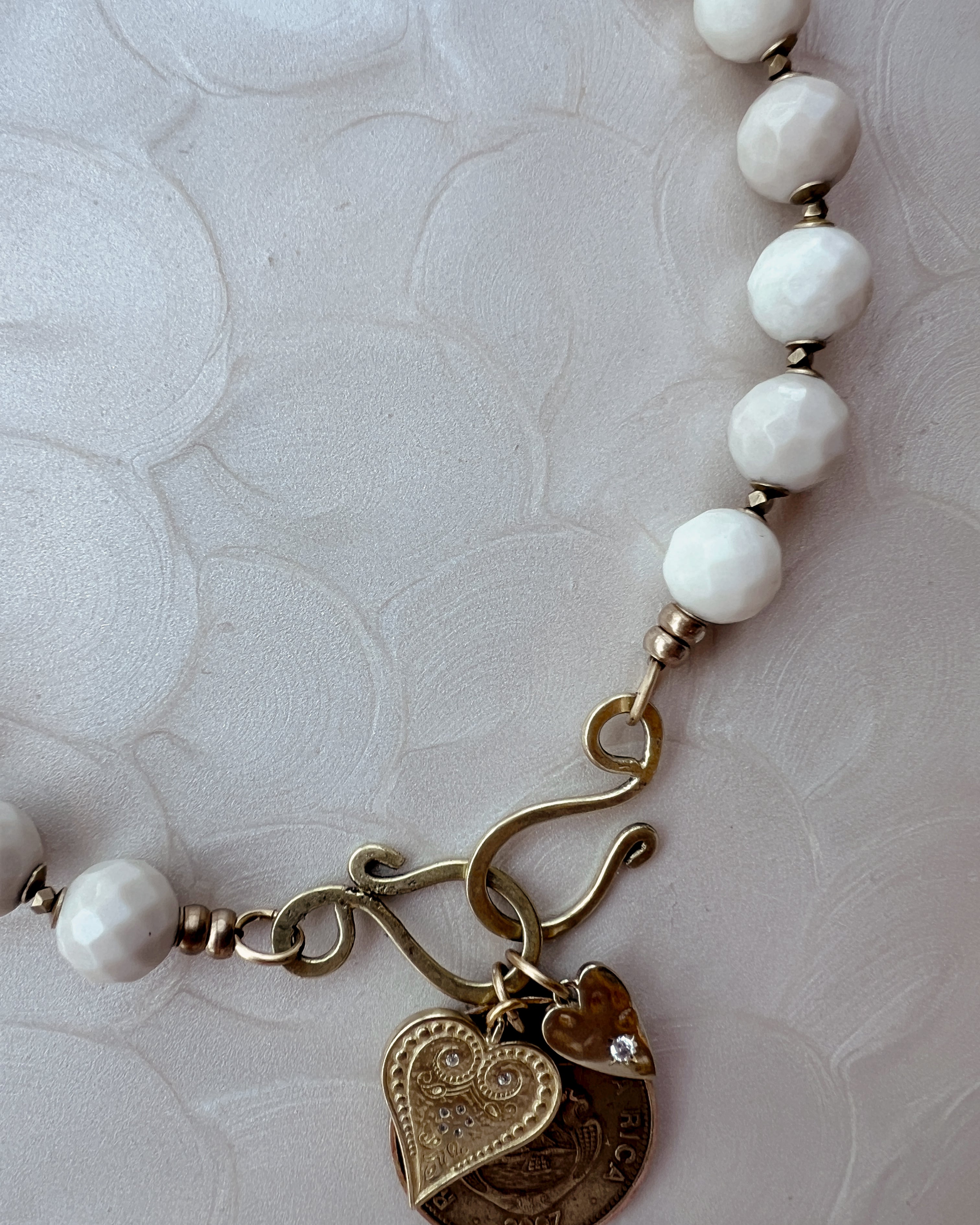 Fossil Jade Boho Strand