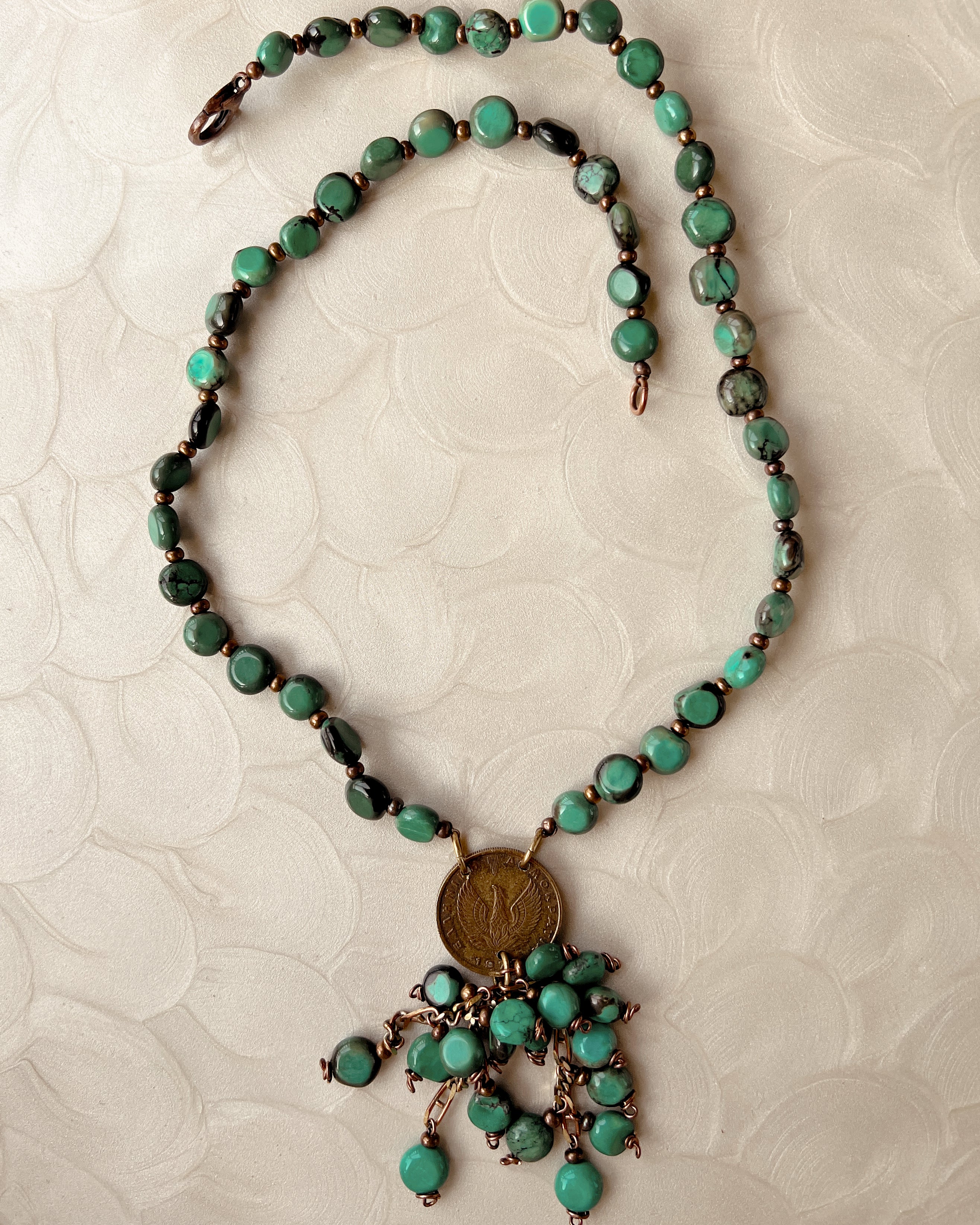 Turquoise Tassel Strand