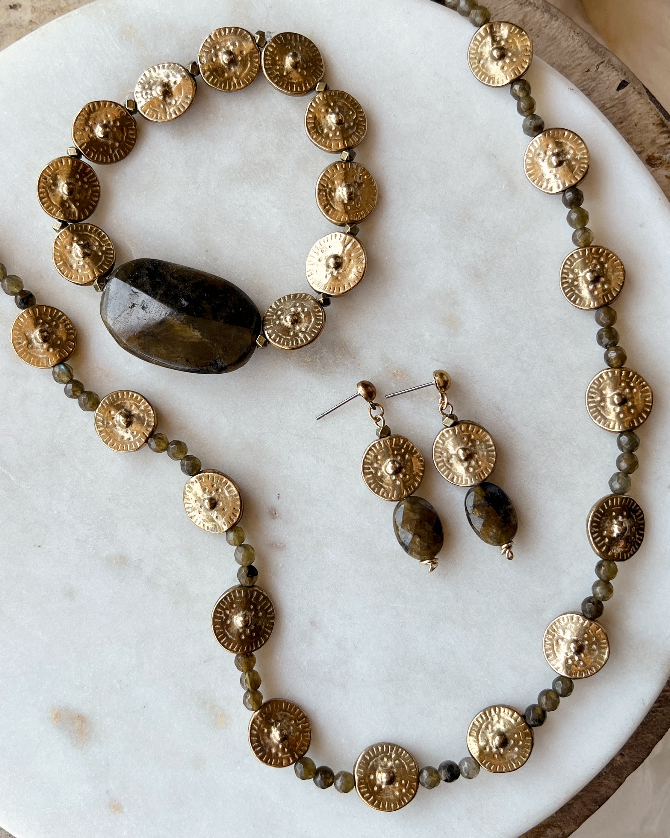 Petite Labradorite Drops