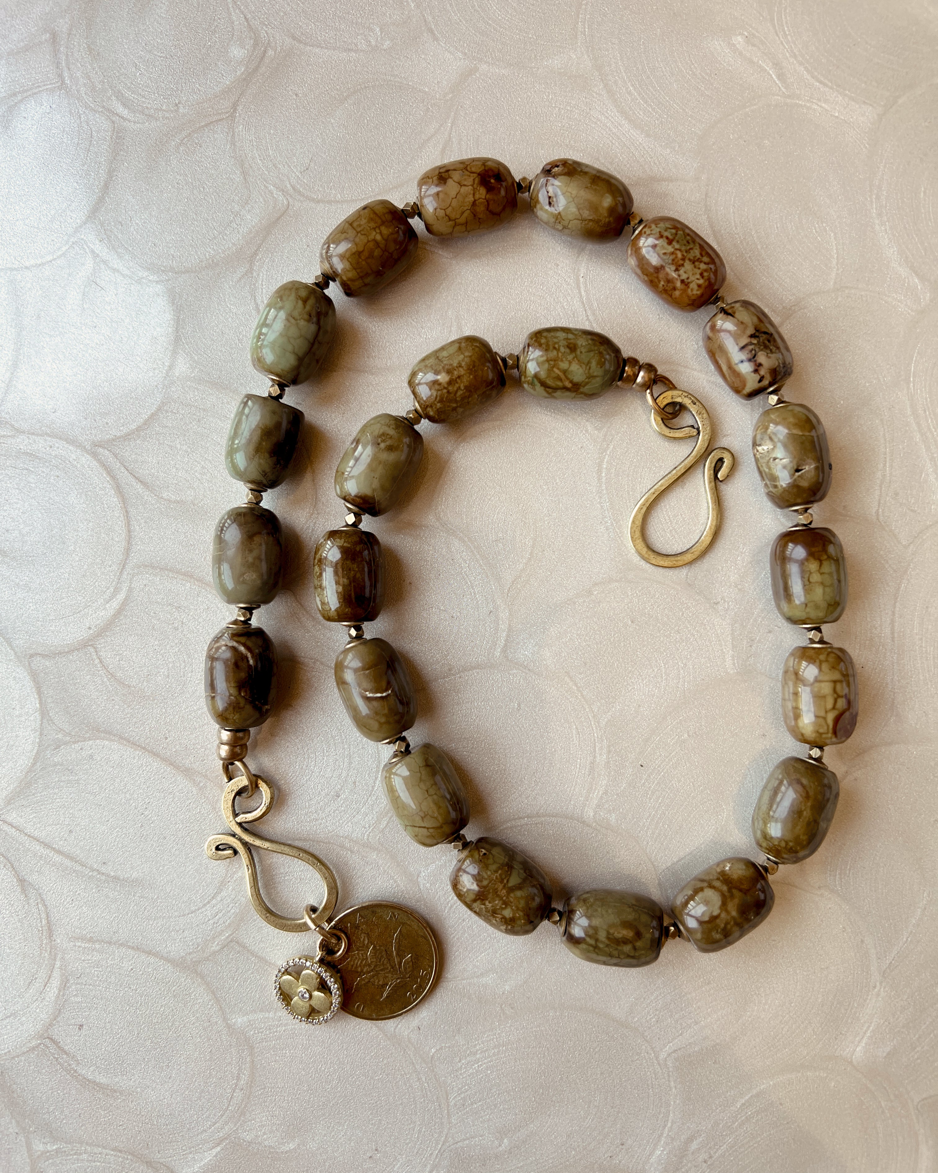 Brown Turquoise Boho Strand