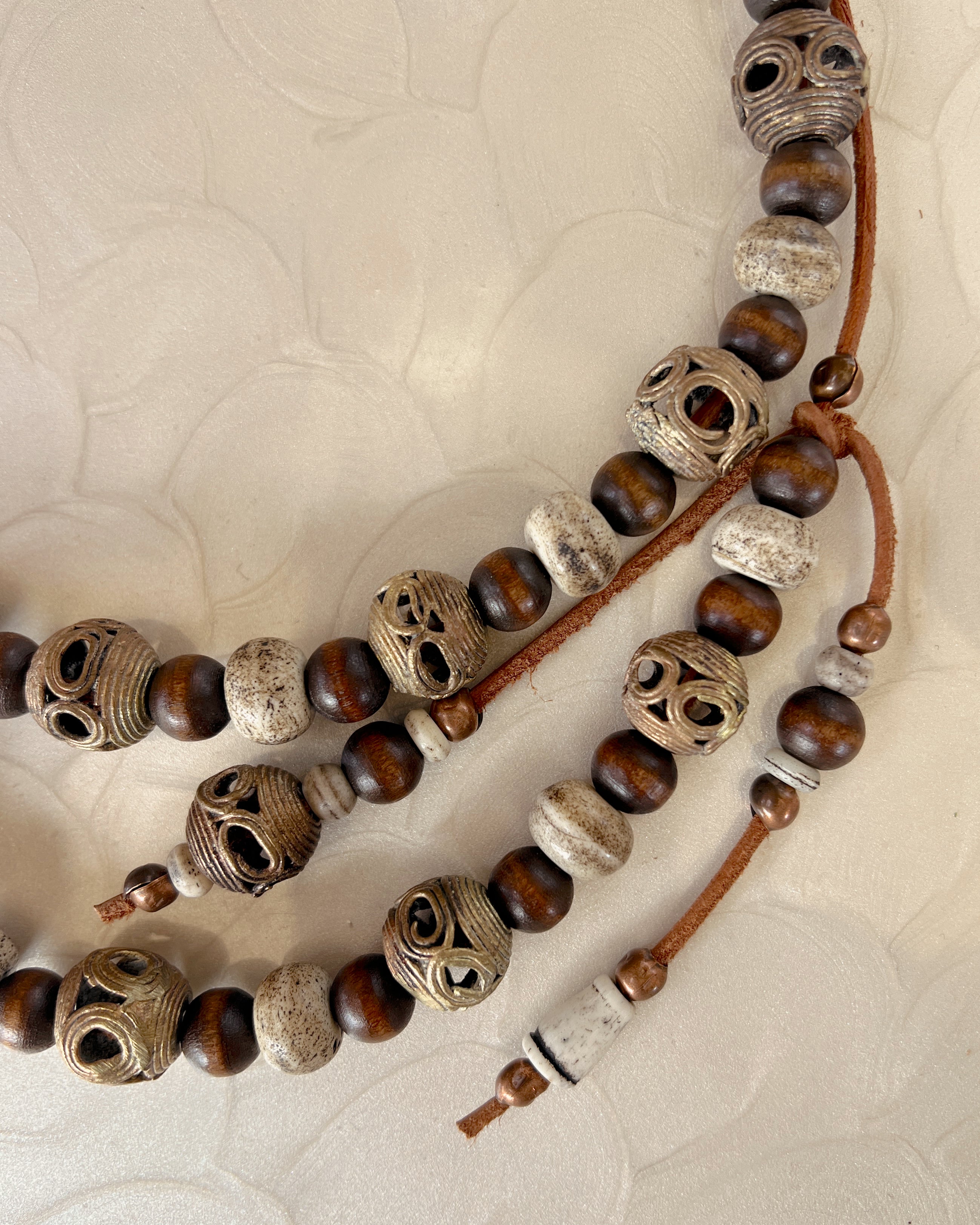 Wood, Bone & Brass Set
