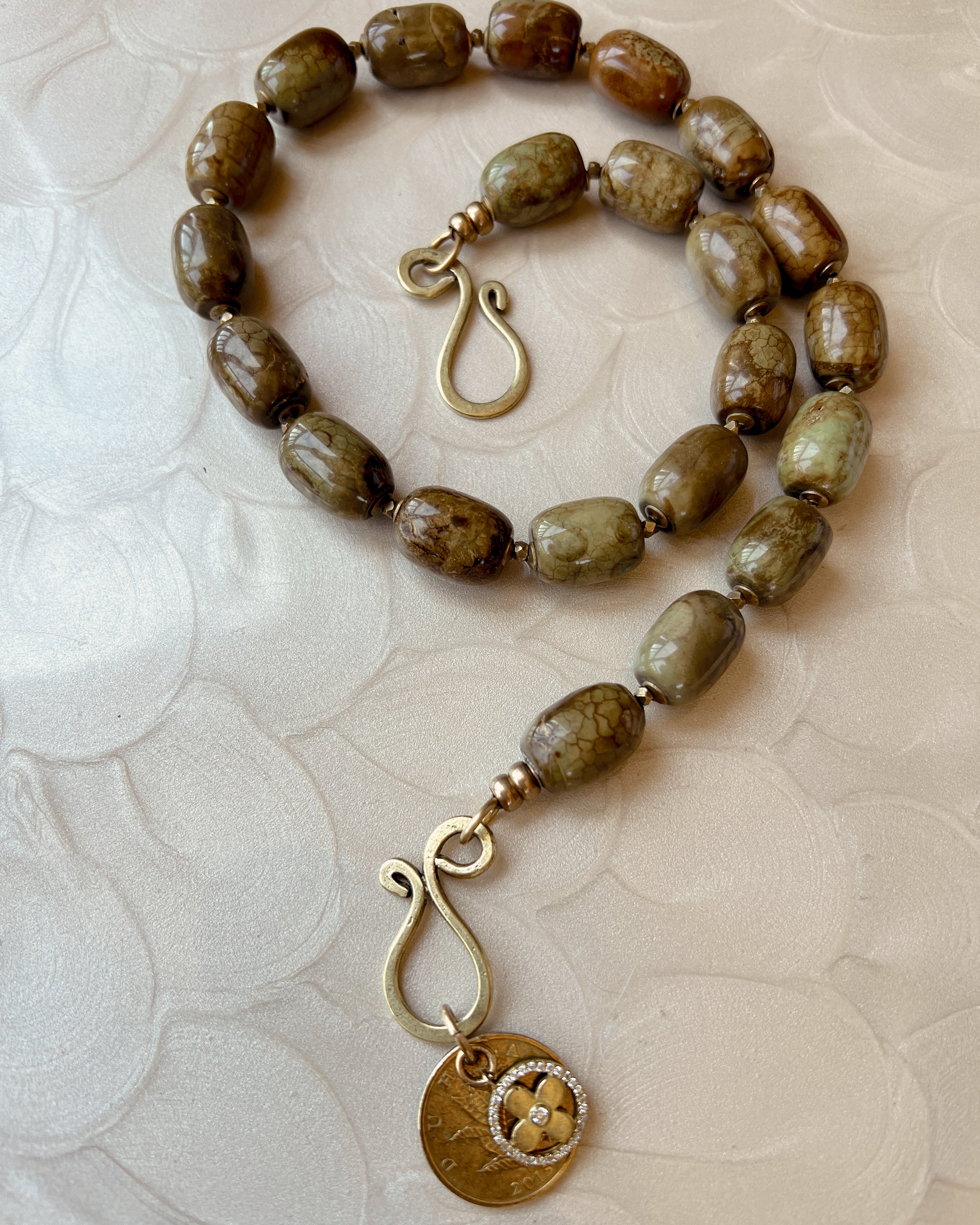 Brown Turquoise Boho Strand