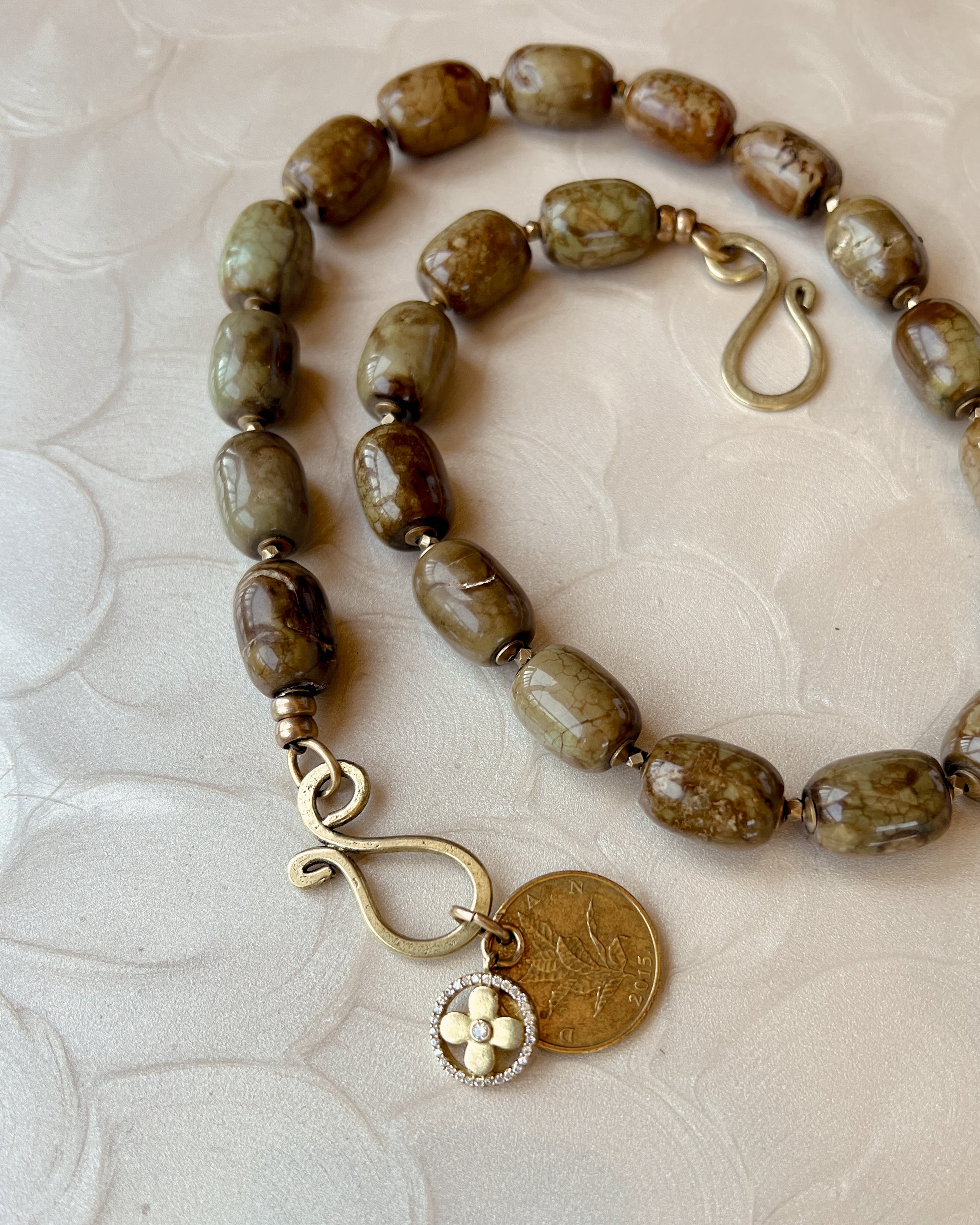 Brown Turquoise Boho Strand