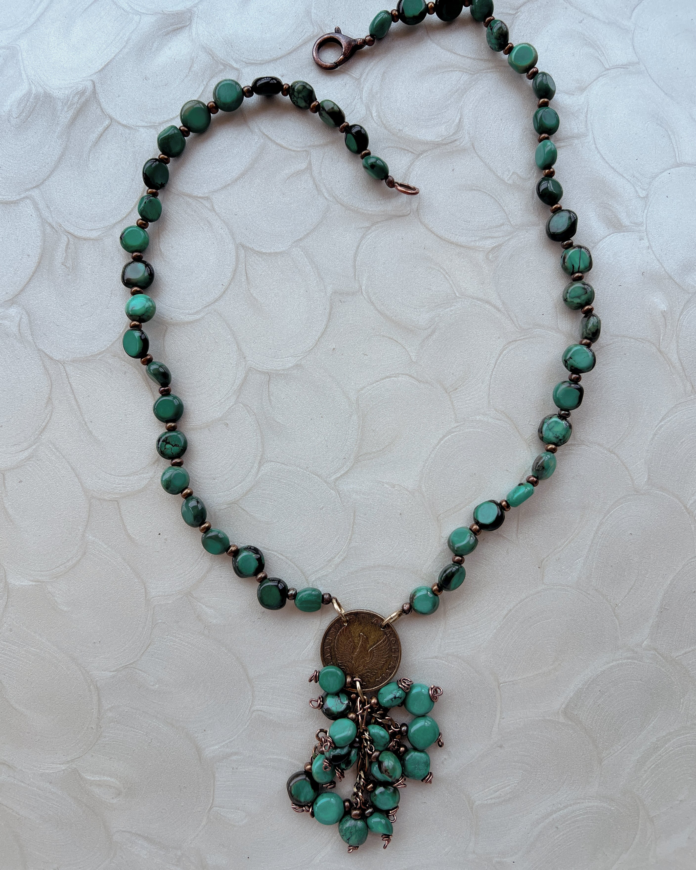 Turquoise Tassel Boho Strand