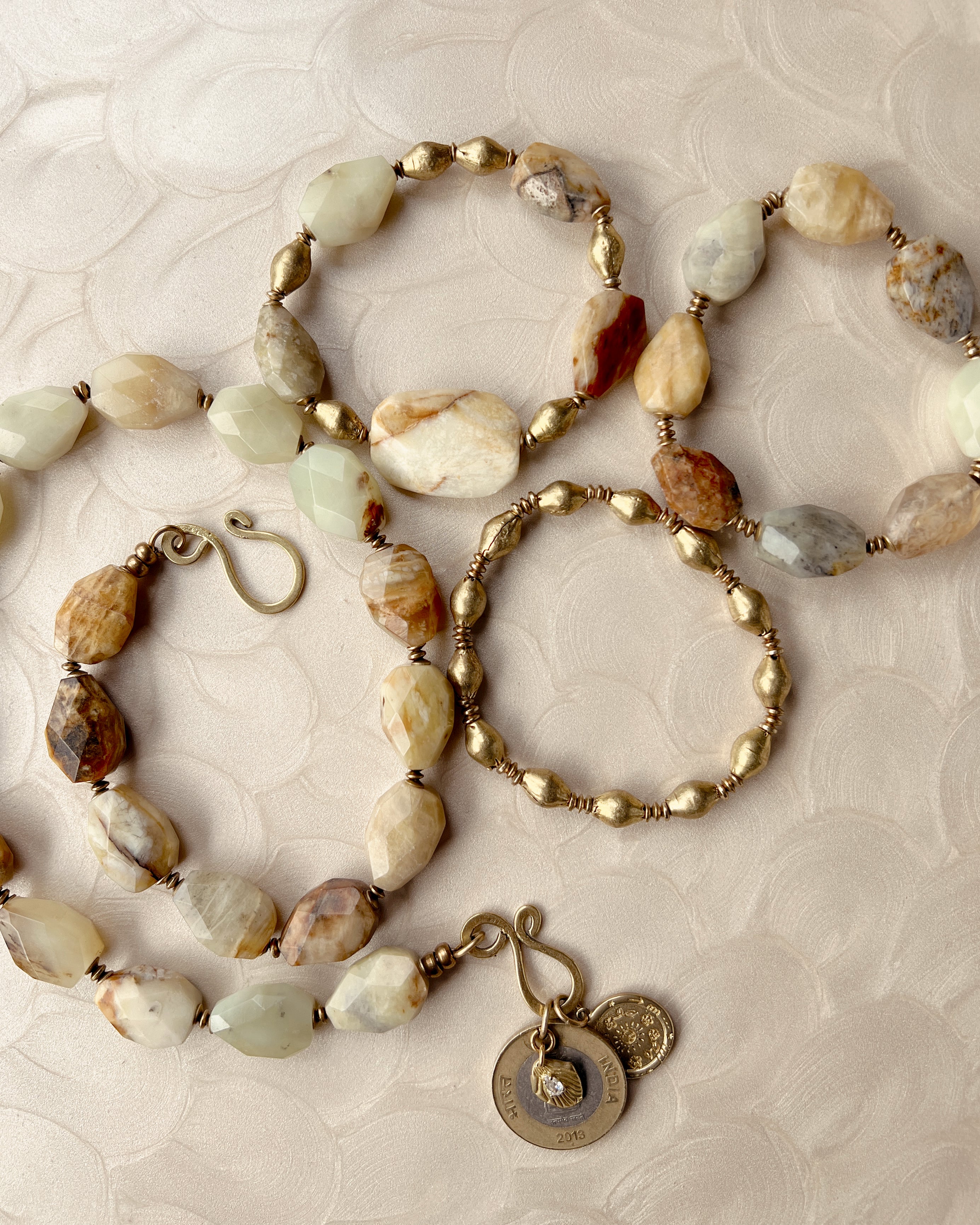 Jade & Brass Stack