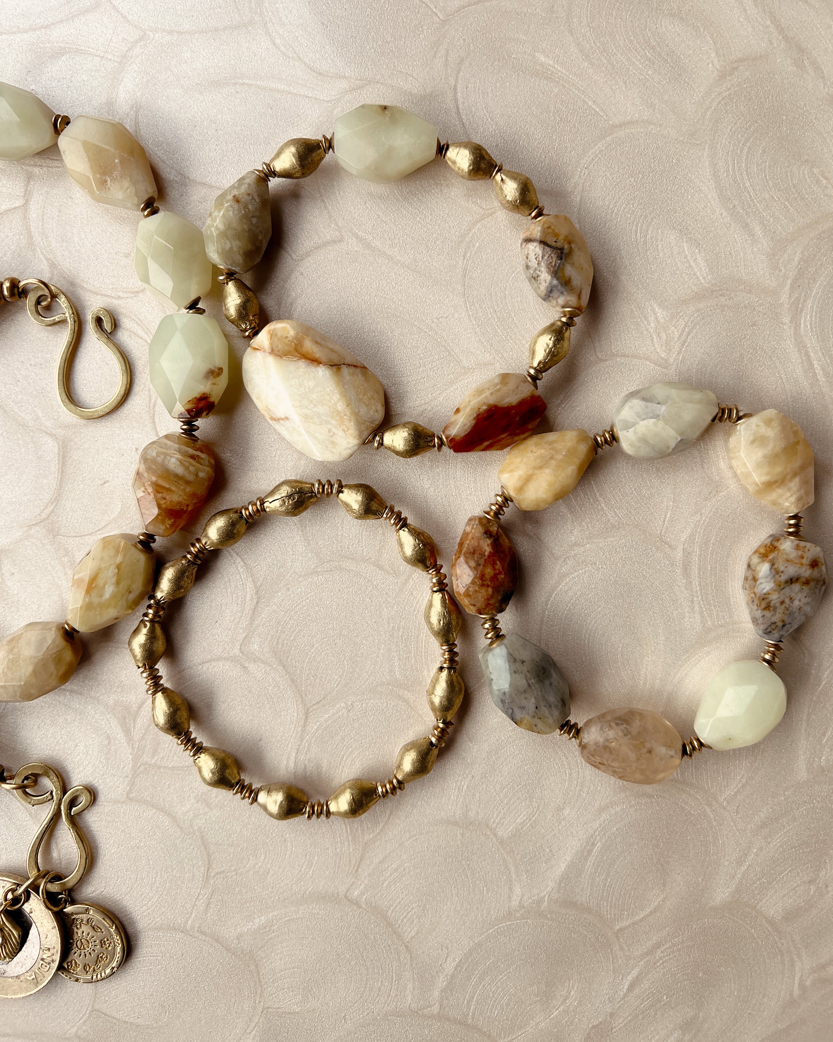 Jade & Brass Stack