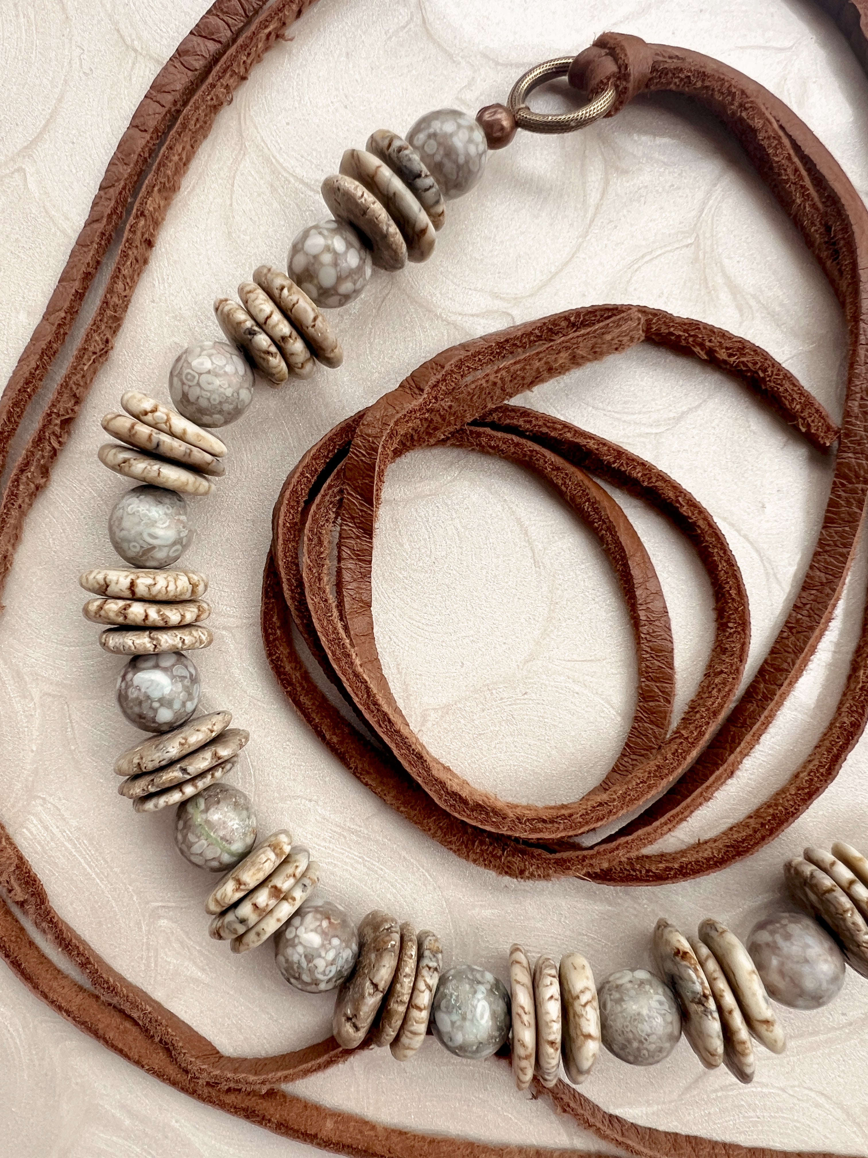 Fossil Jasper Set