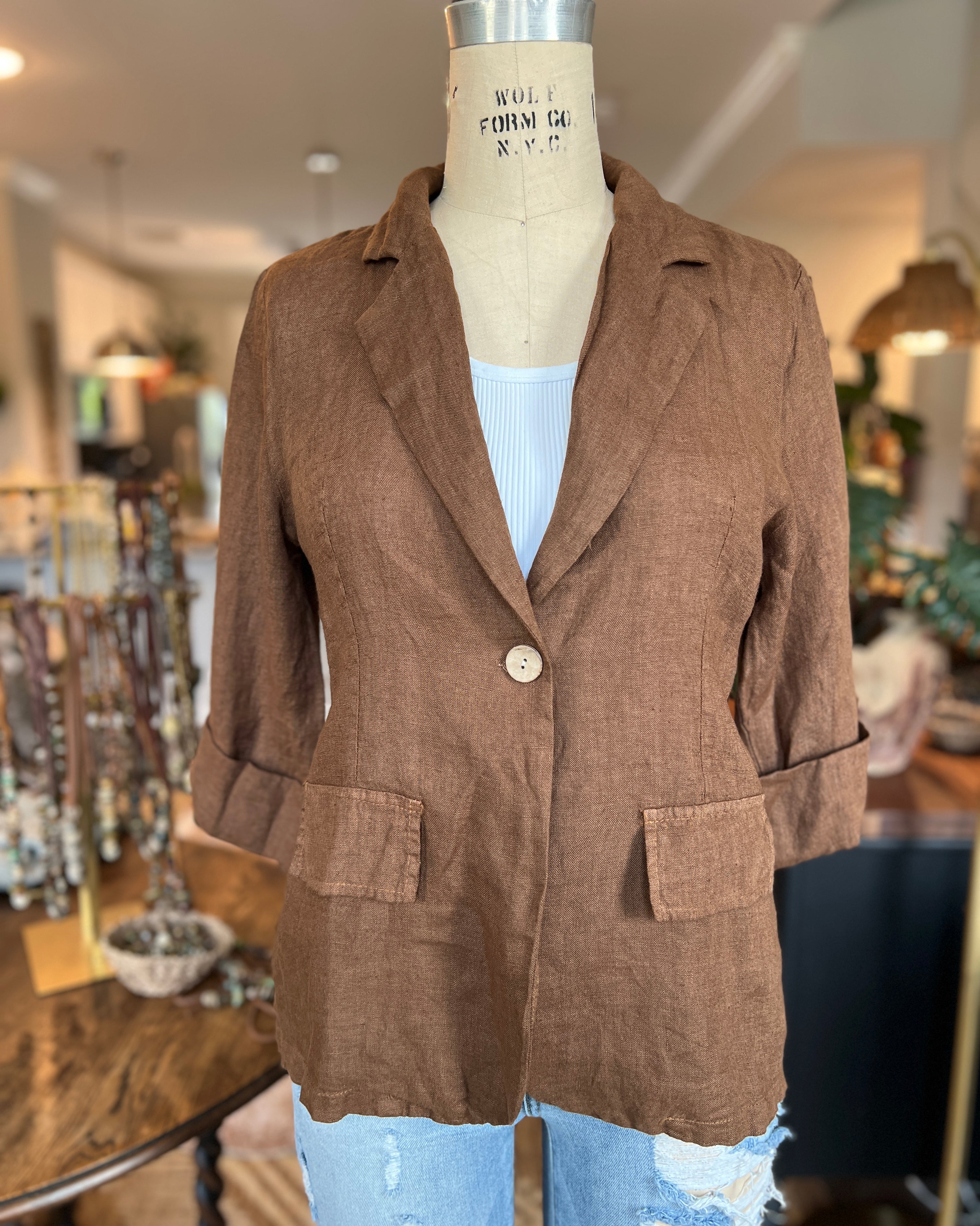 Summer Linen Blazer