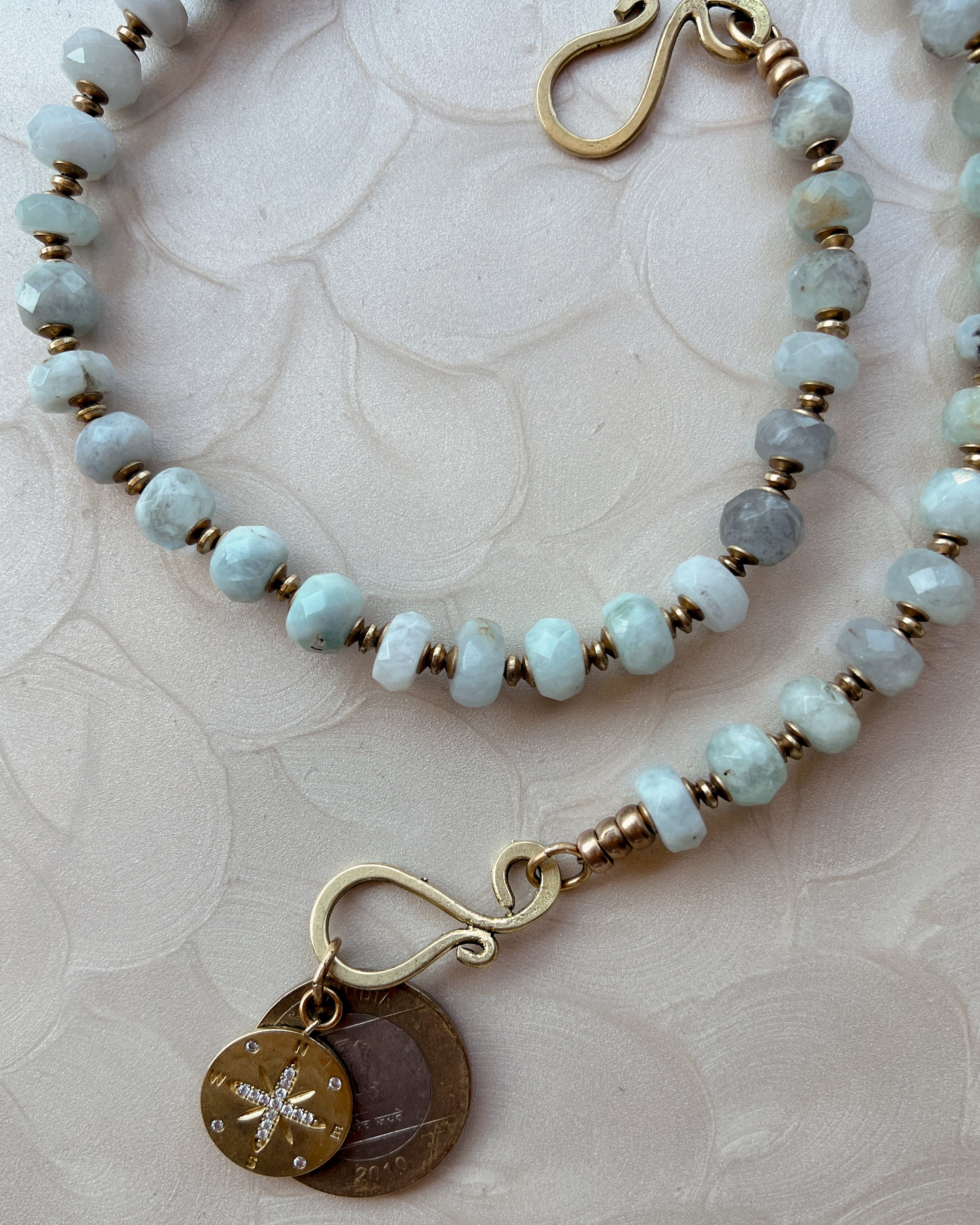 Aquamarine Boho Strand