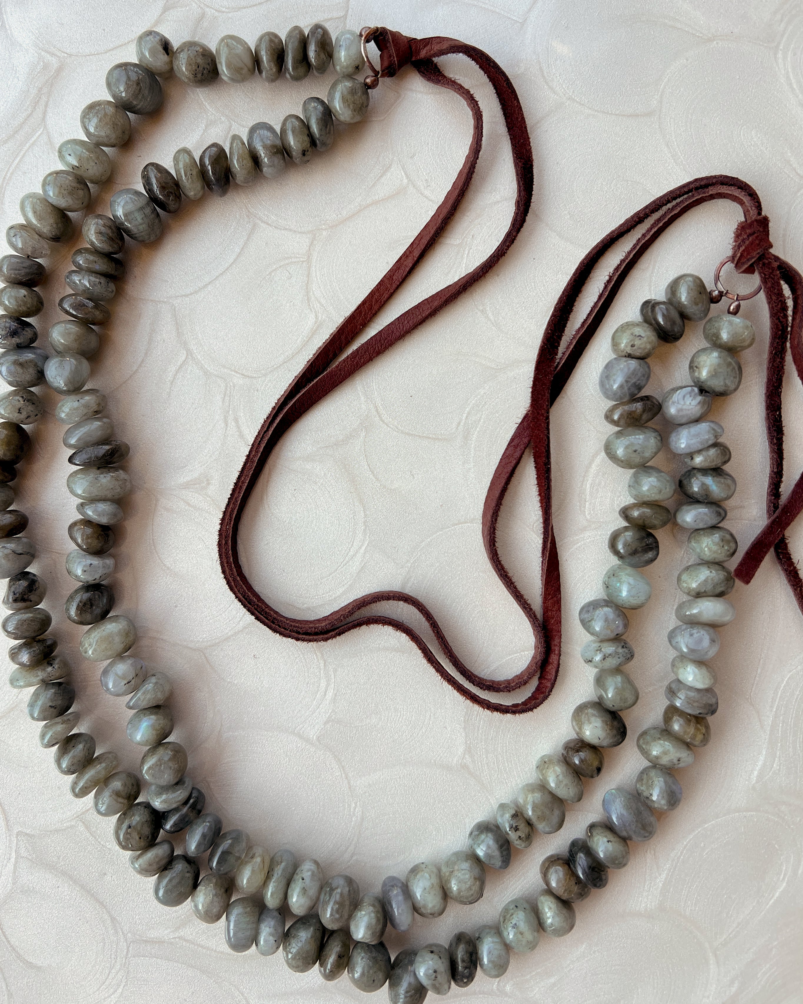 Drift Double Strand Labradorite Strand