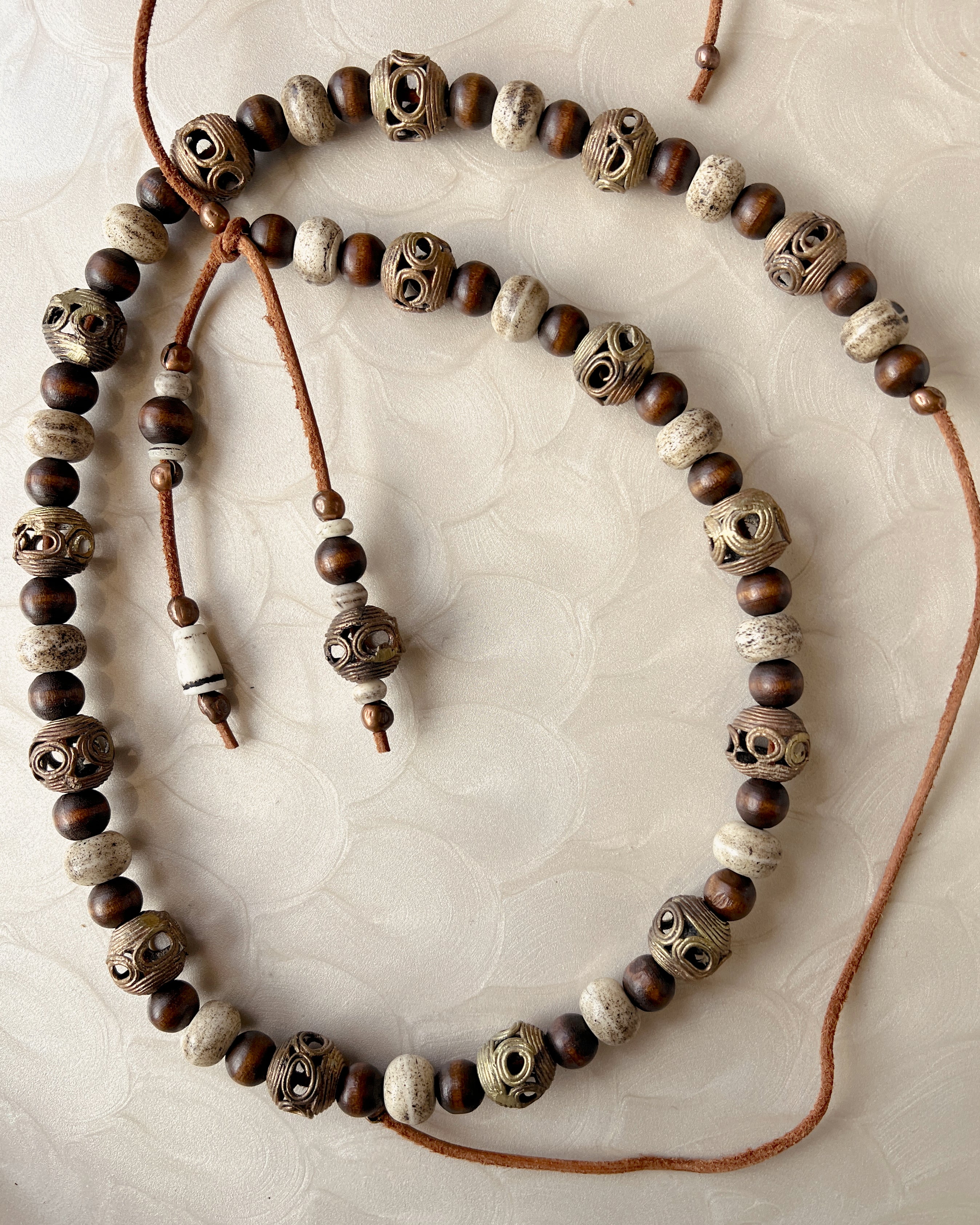 Wood, Bone & Brass Set