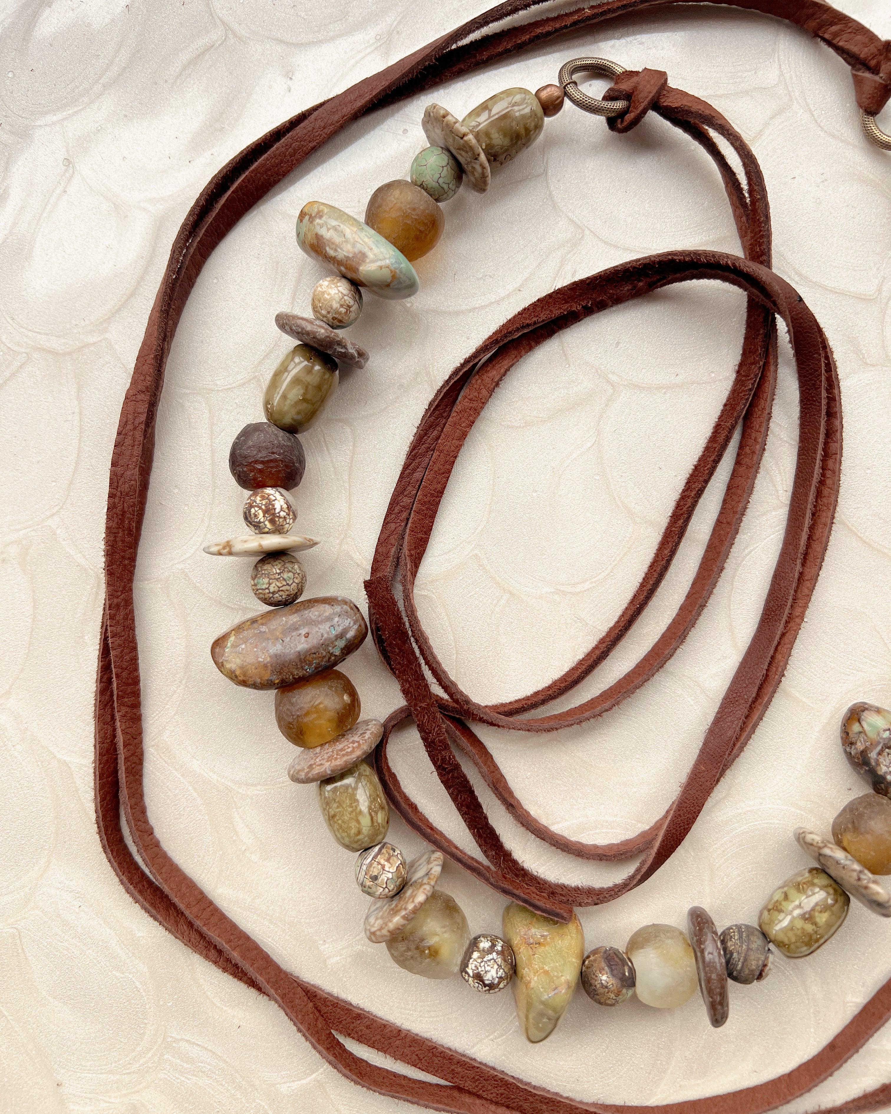 Turquoise & Glass Set