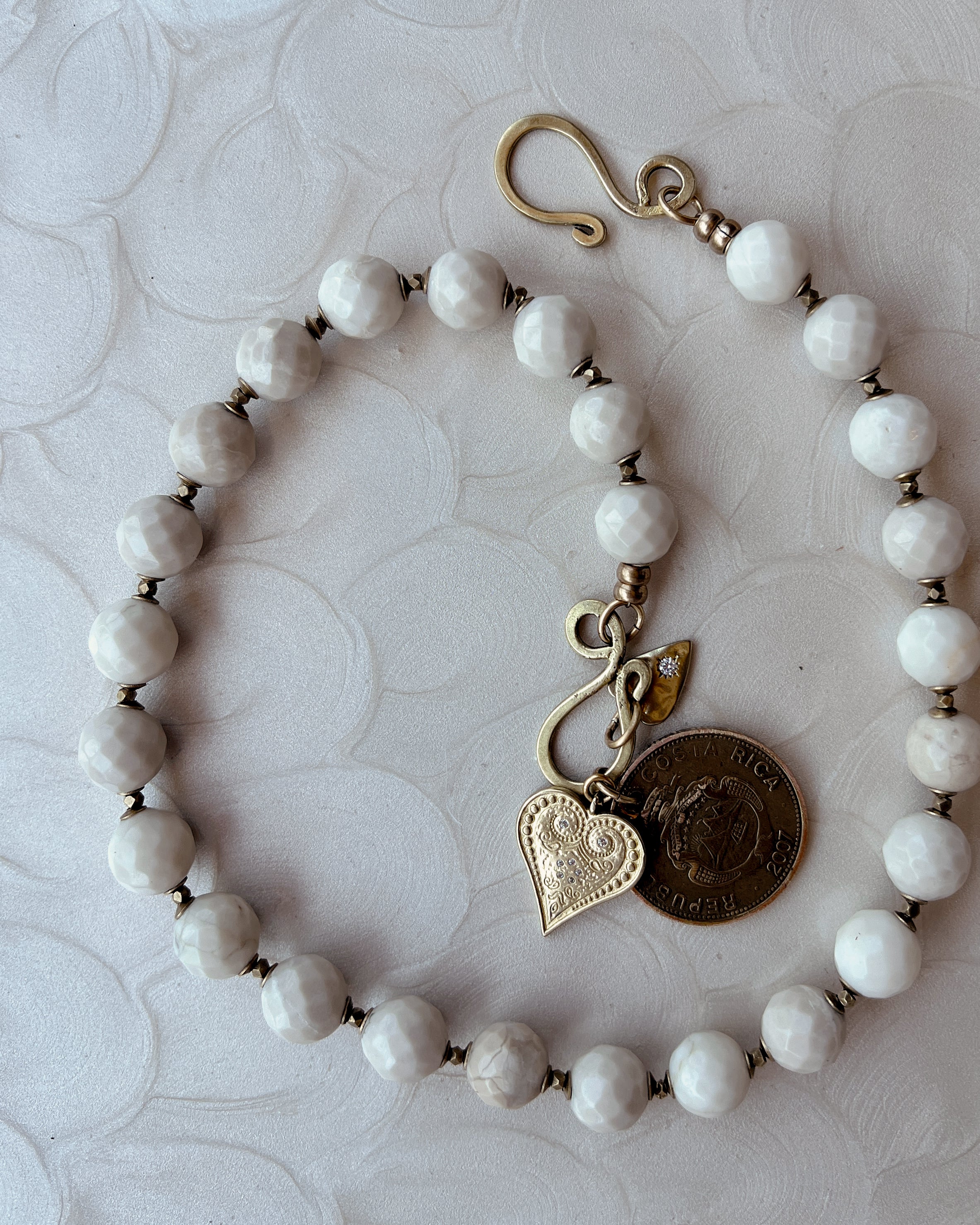 Fossil Jade Boho Strand