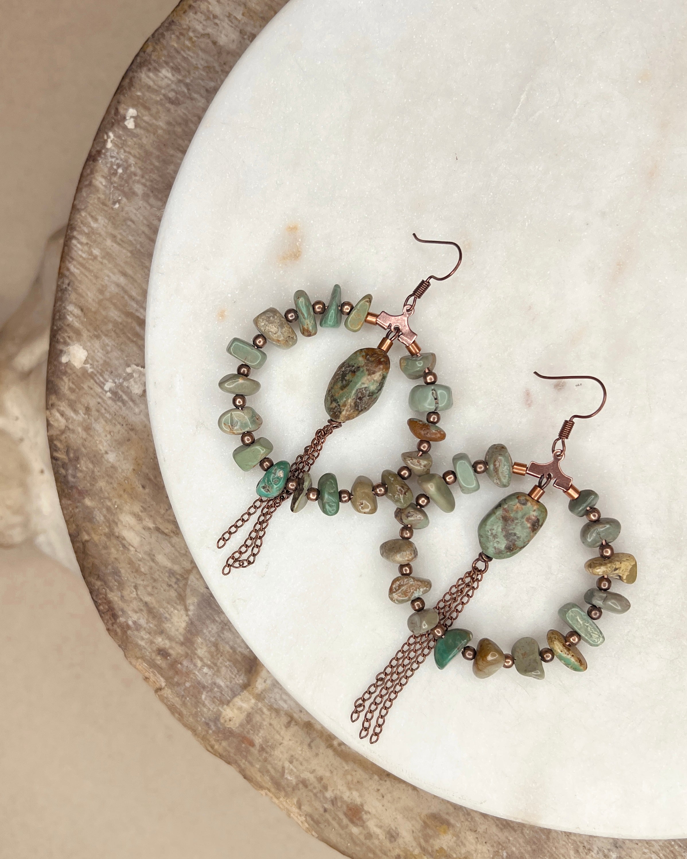 Turquoise Chain Dangles