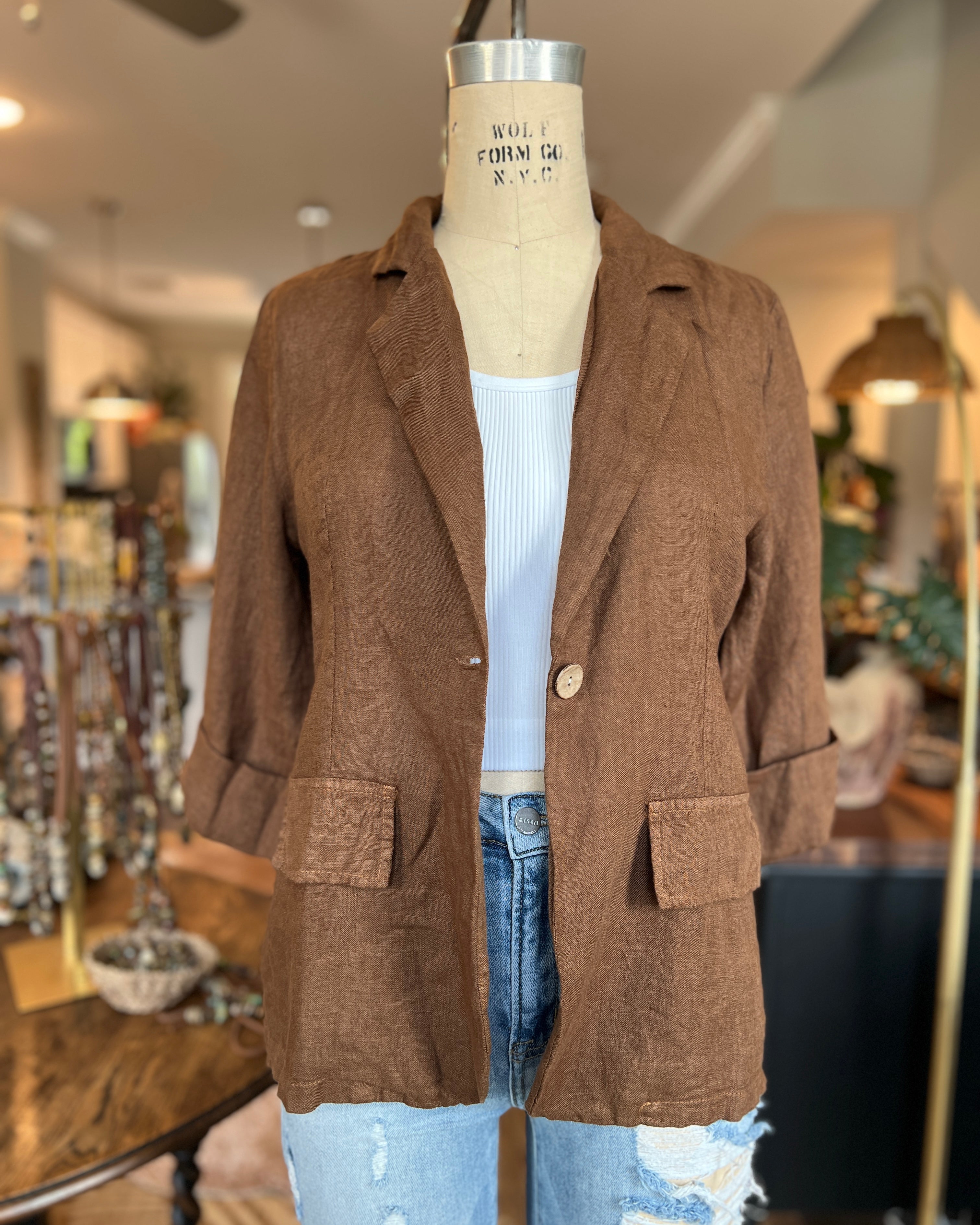 Summer Linen Blazer