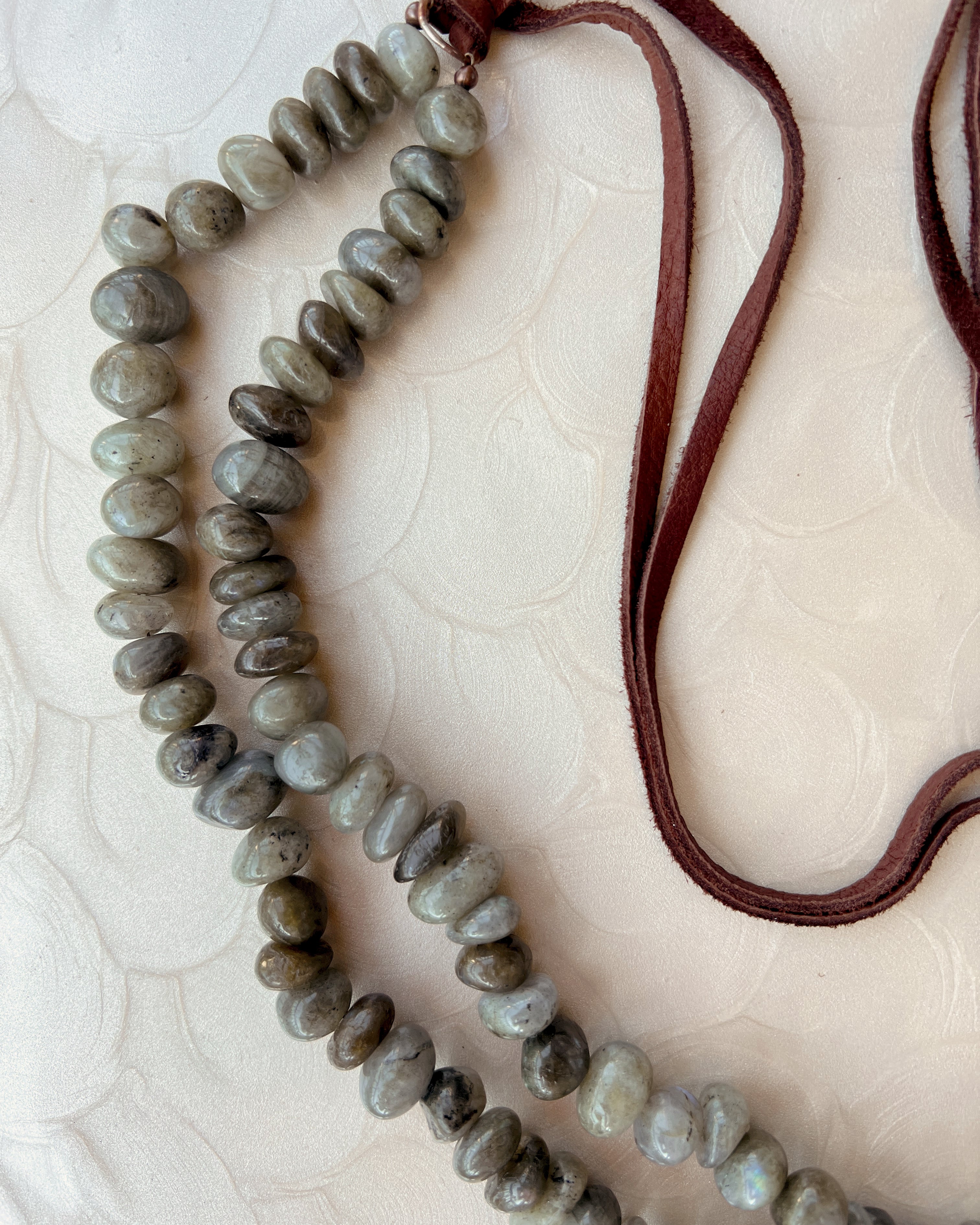 Drift Double Strand Labradorite Strand