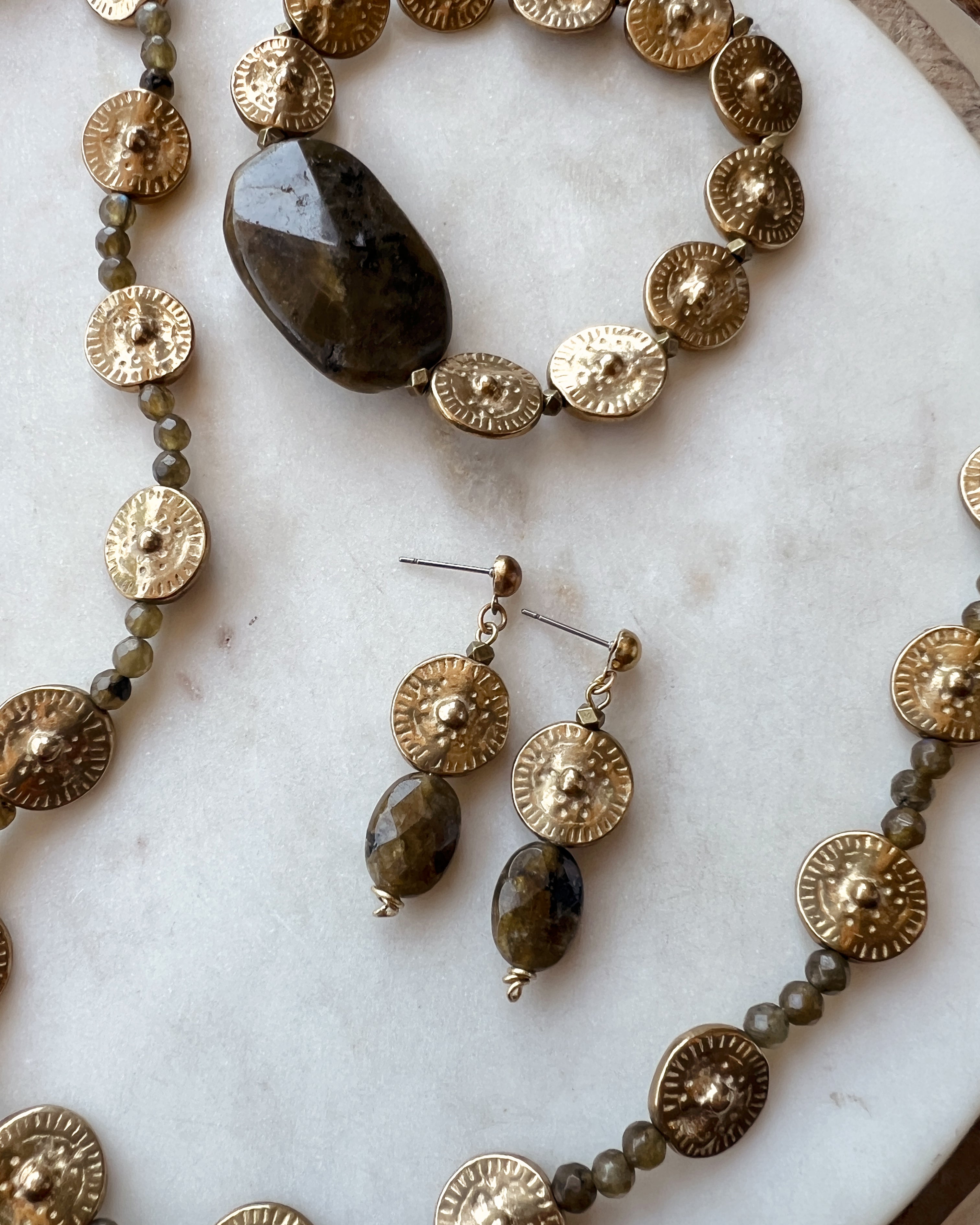 Petite Labradorite Drops