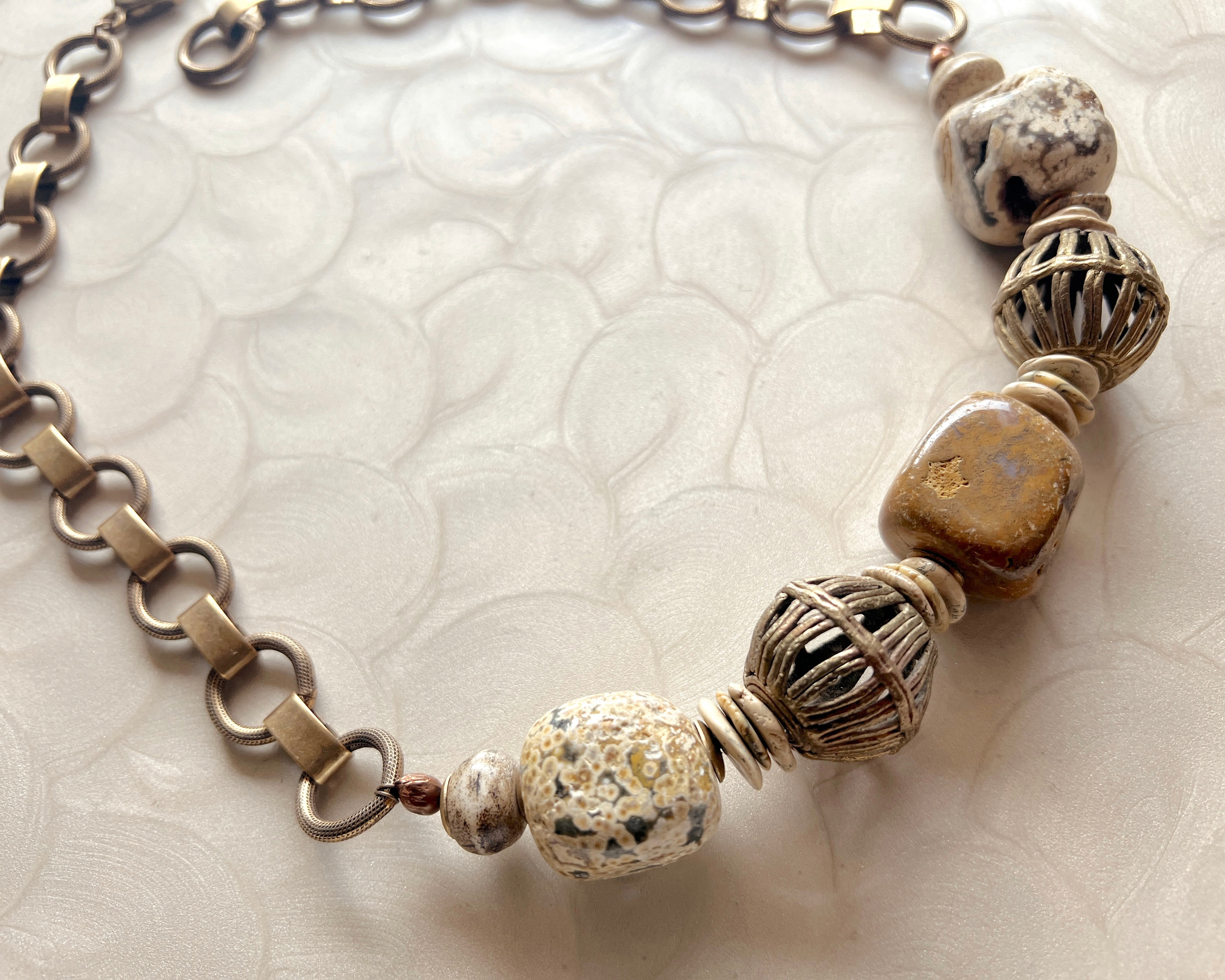 Jasper Relic Necklace