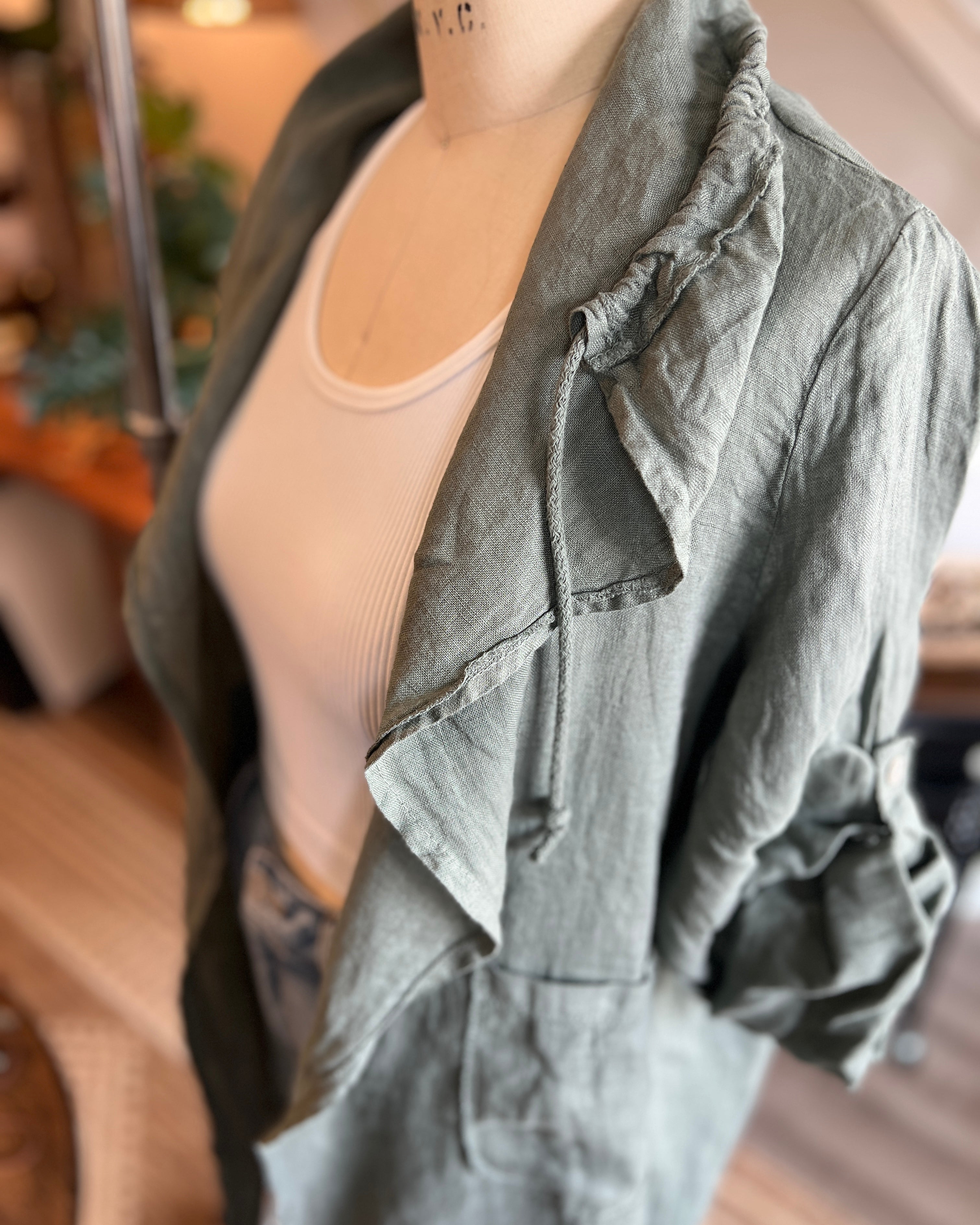 Summer Drawstring Jacket