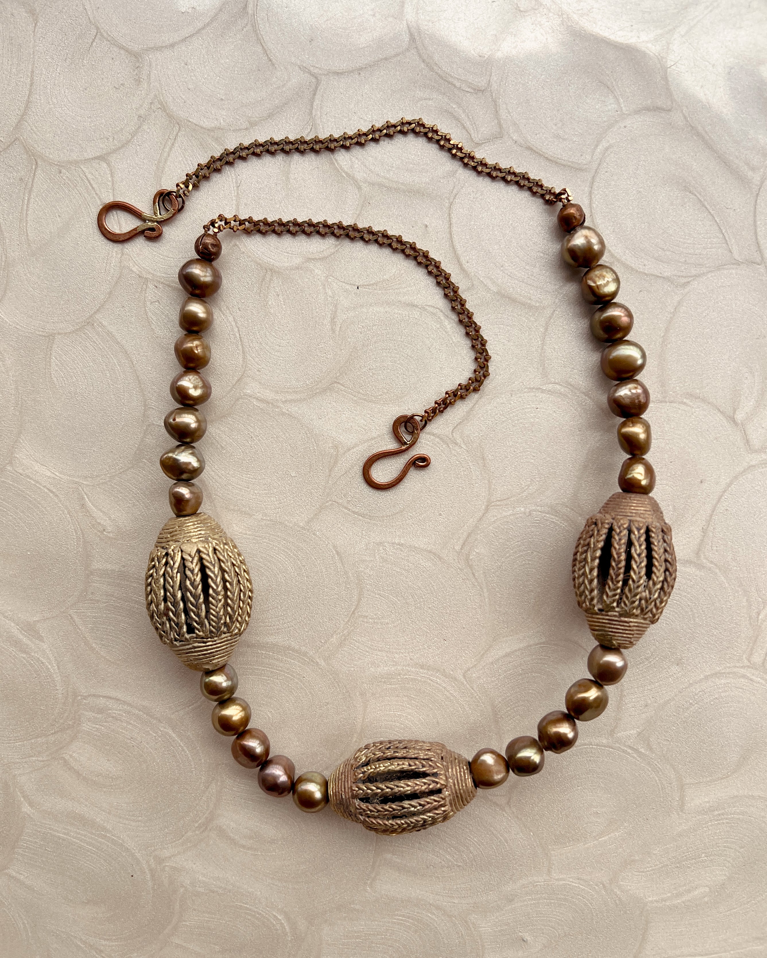 Olive Pearl & Relic Strand