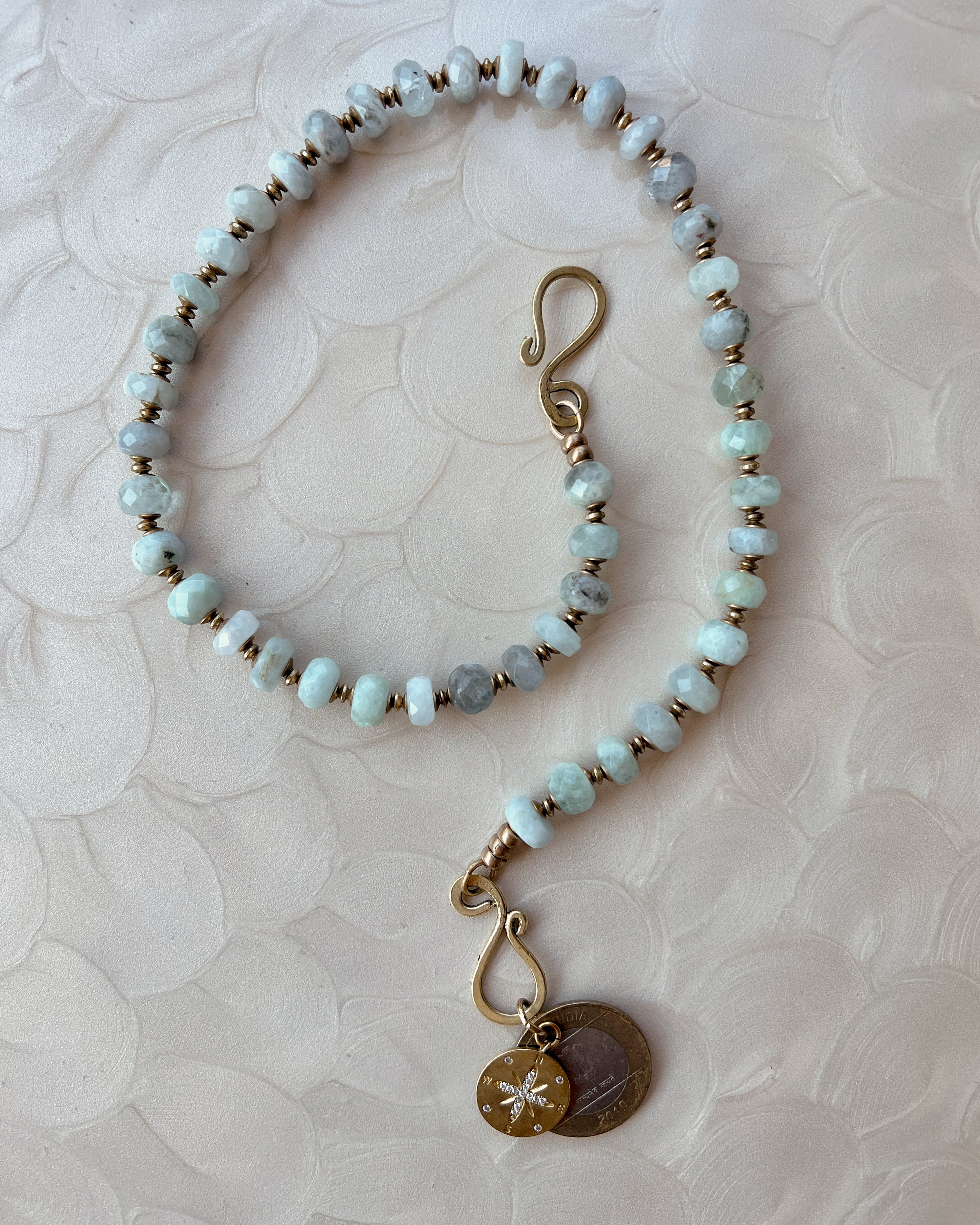 Aquamarine Boho Strand