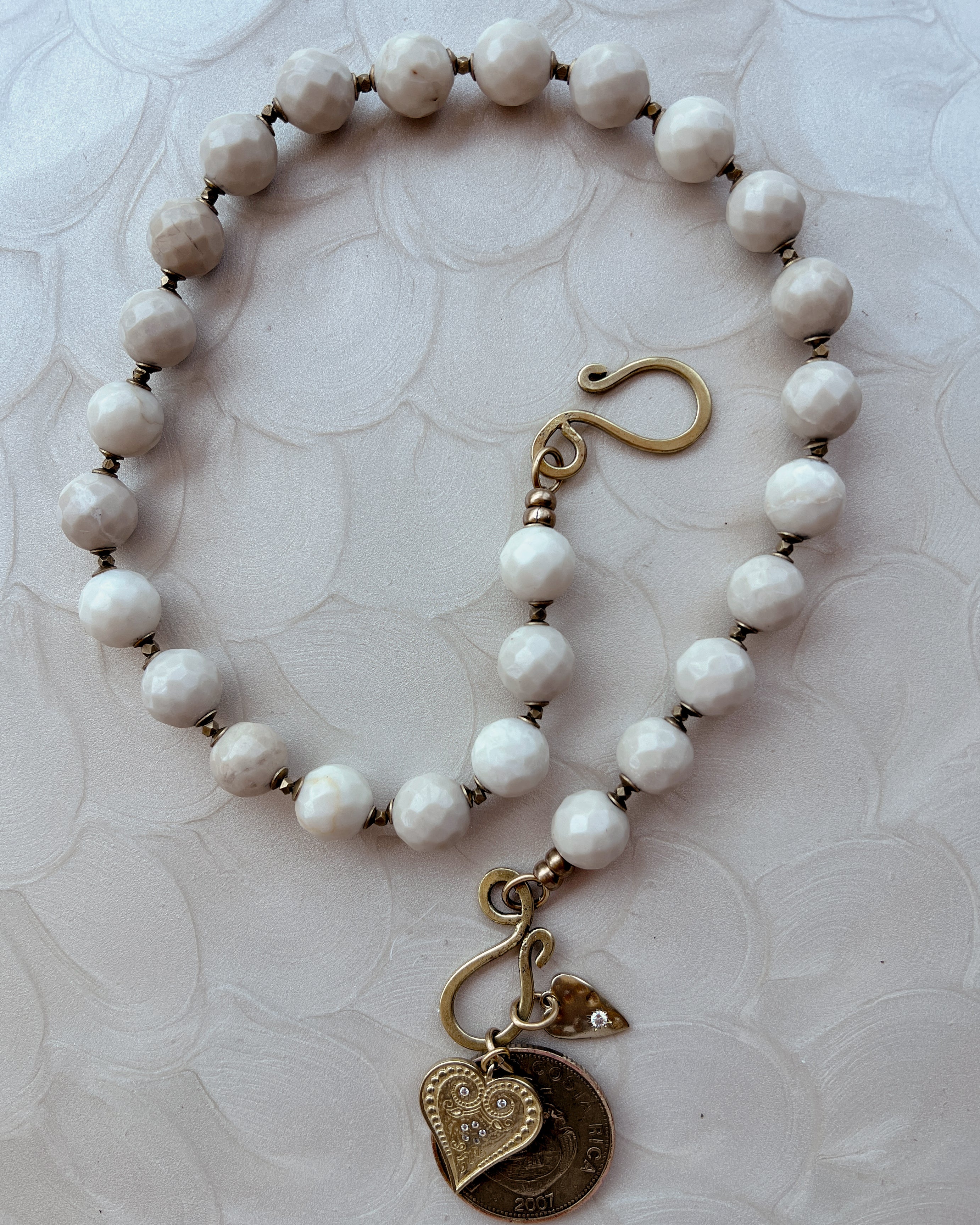 Fossil Jade Boho Strand