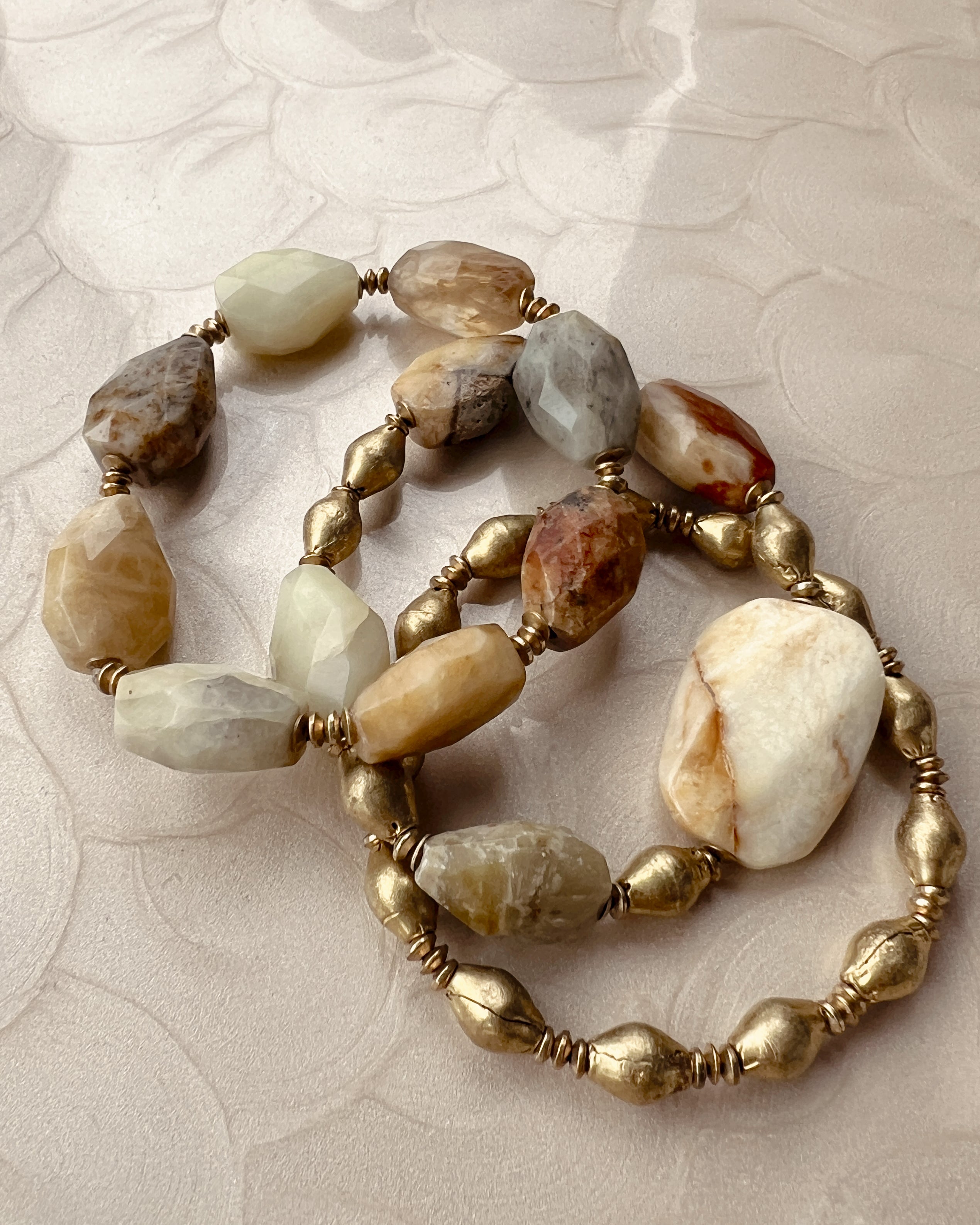 Jade & Brass Stack