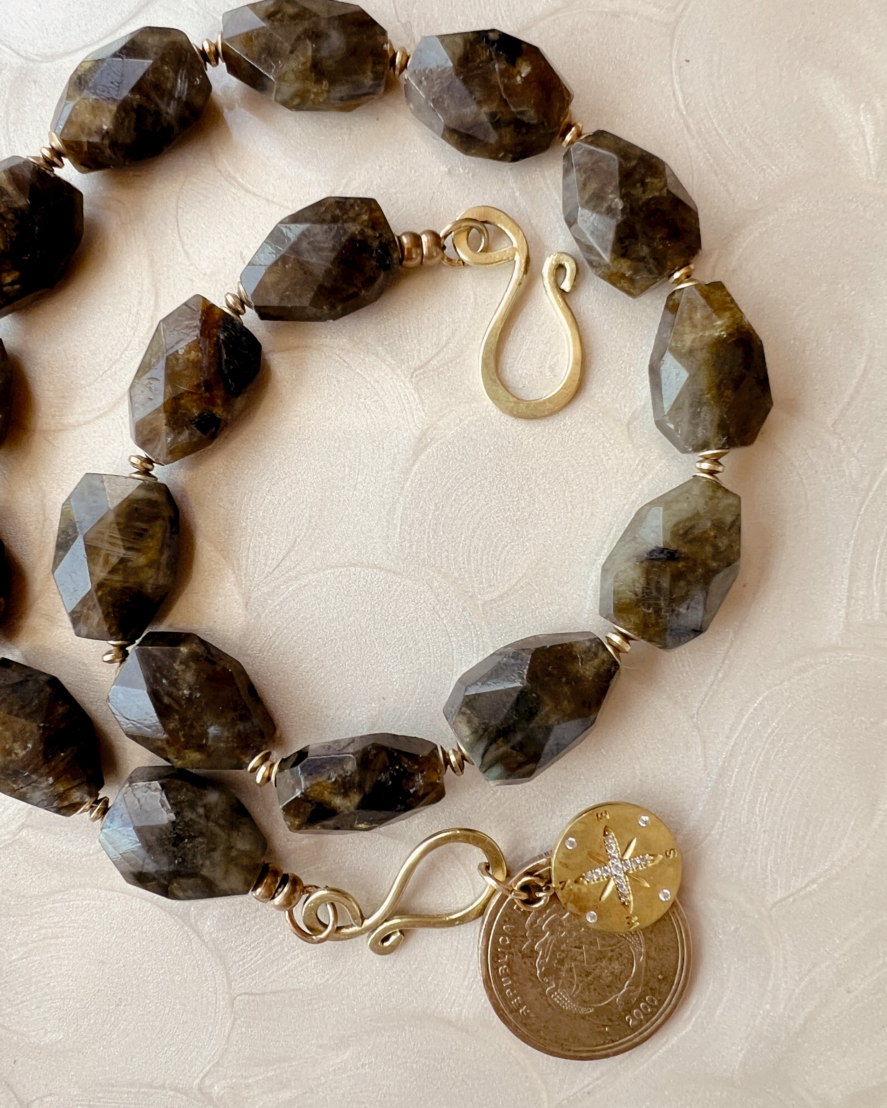 Heirloom Labradorite Strand