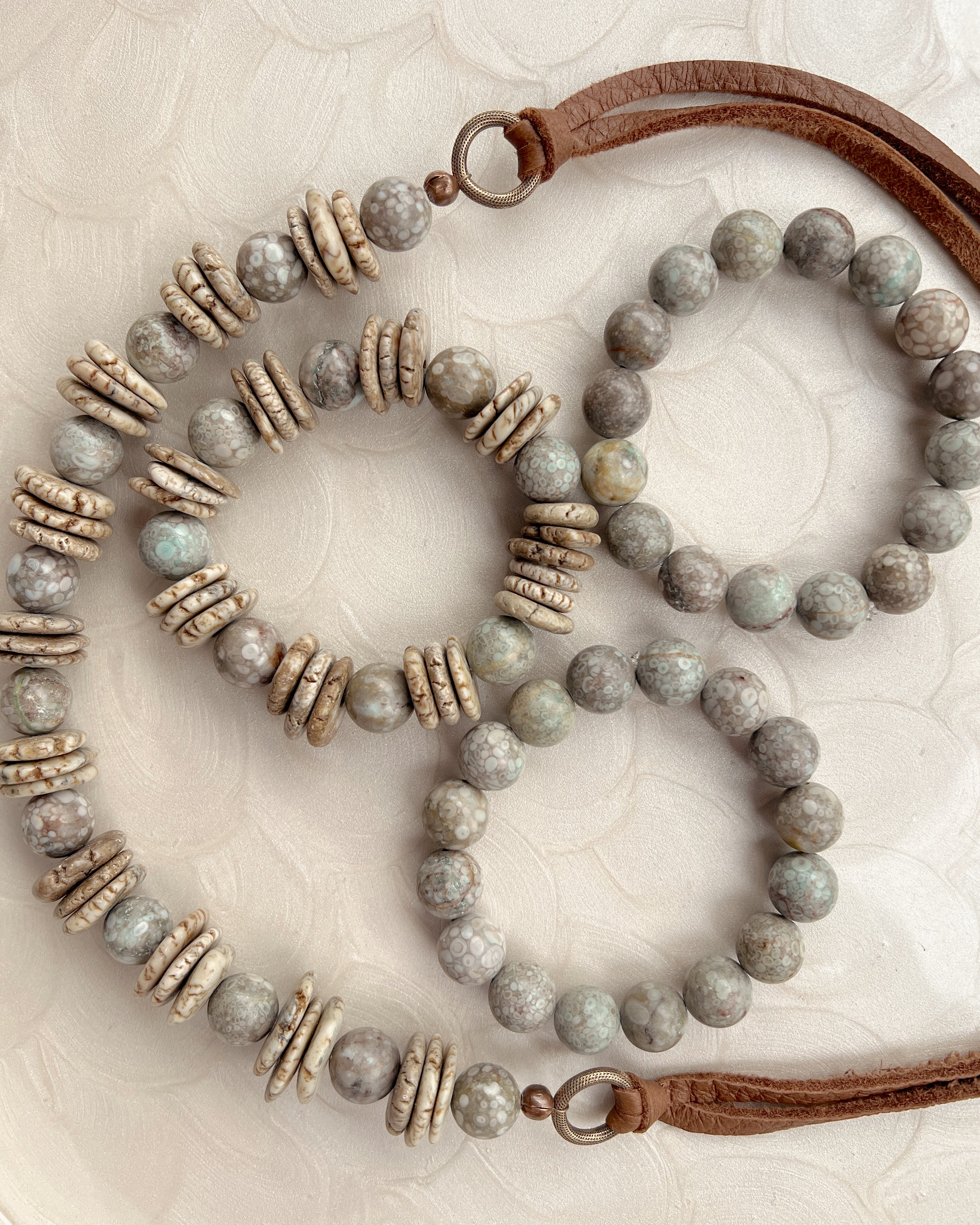Fossil Jasper Set