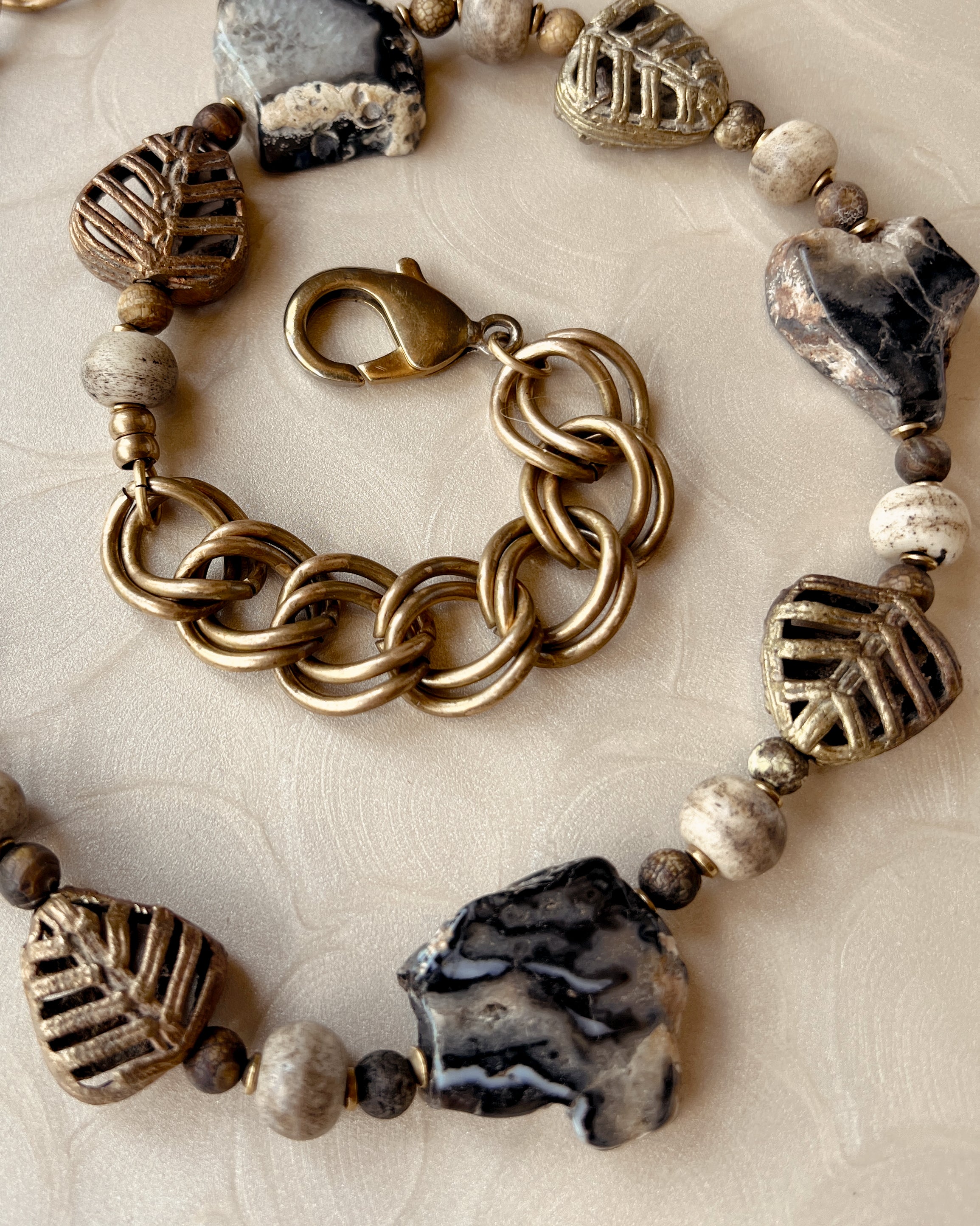 Black Agate Relic Chain