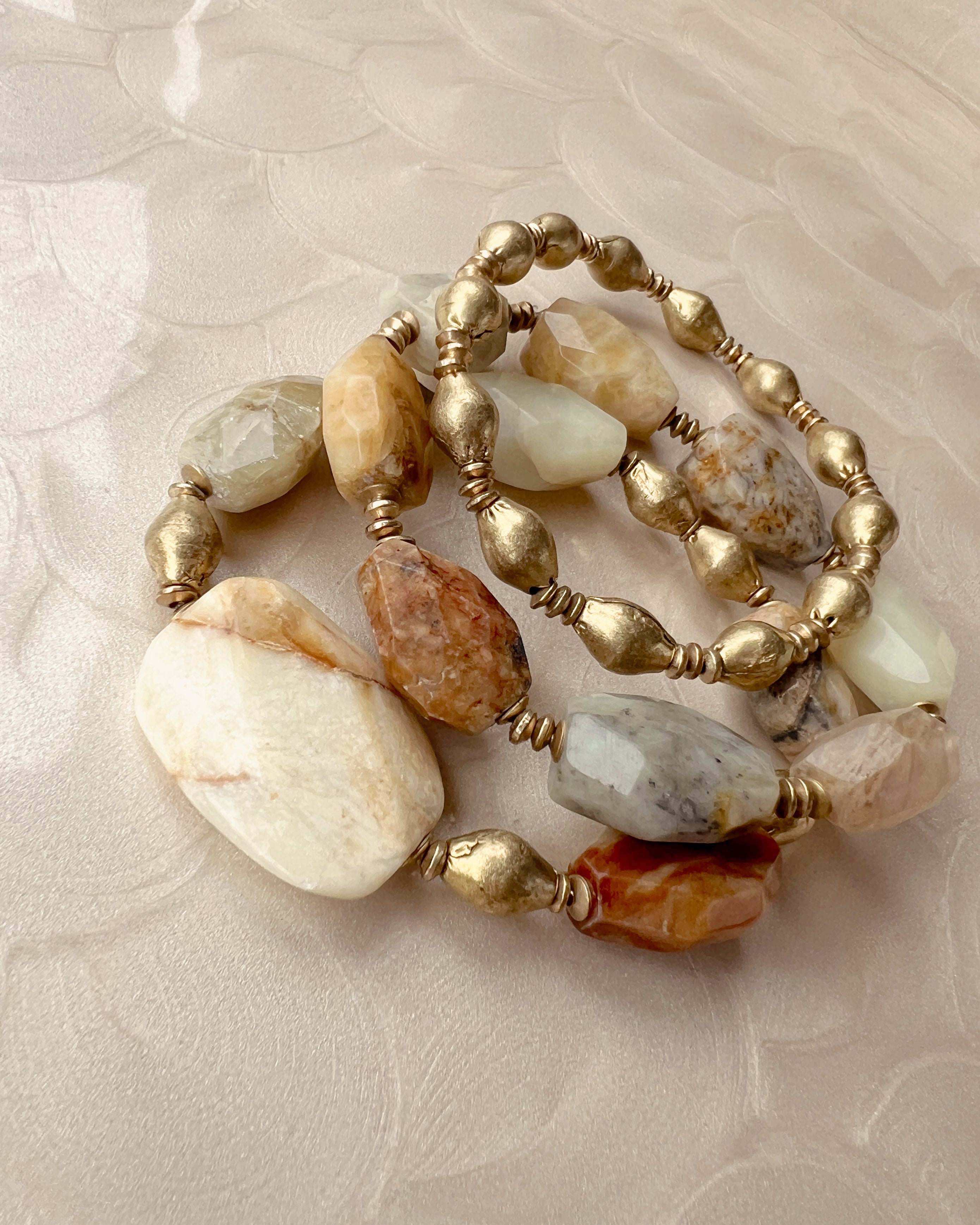 Jade & Brass Stack