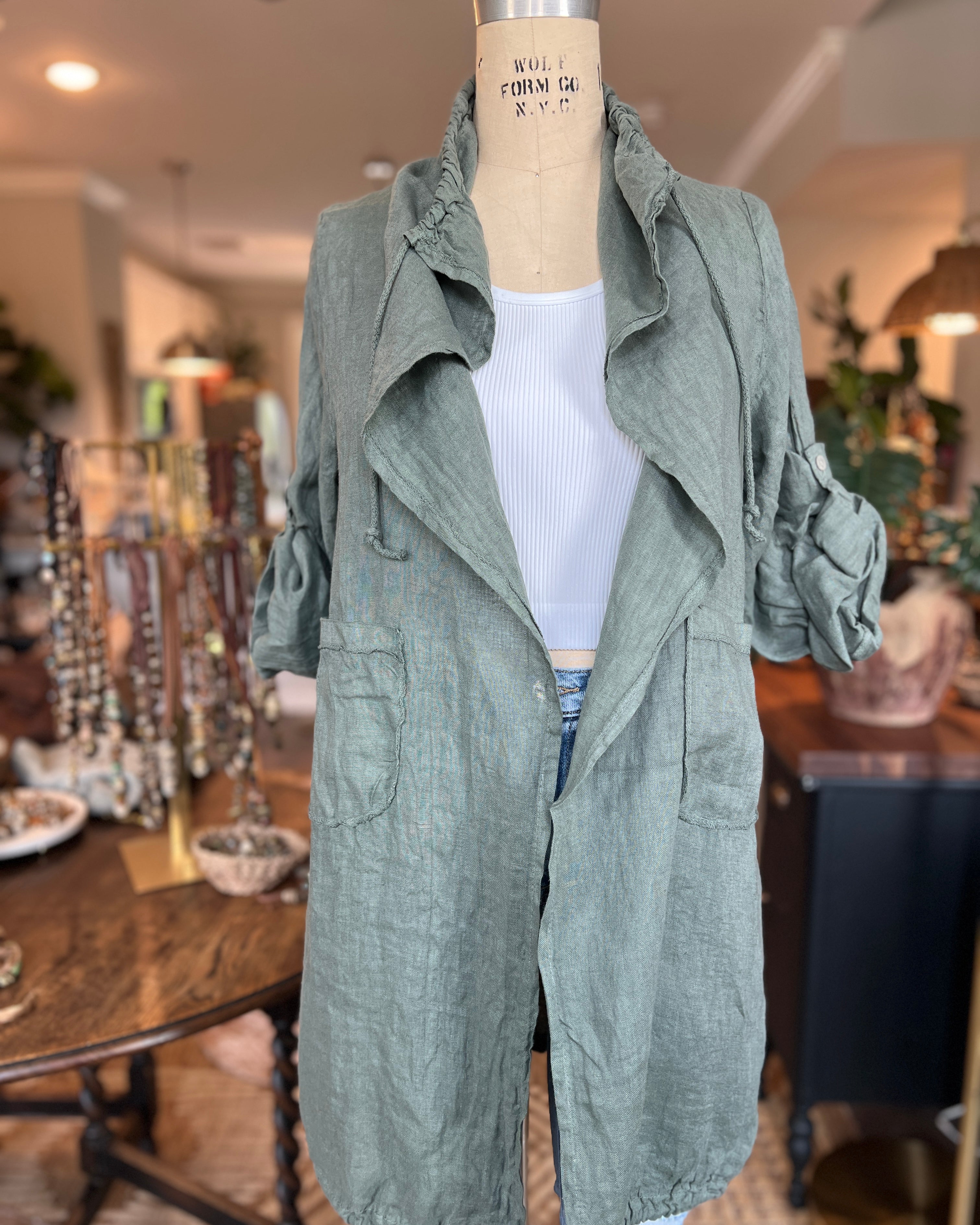 Summer Drawstring Jacket