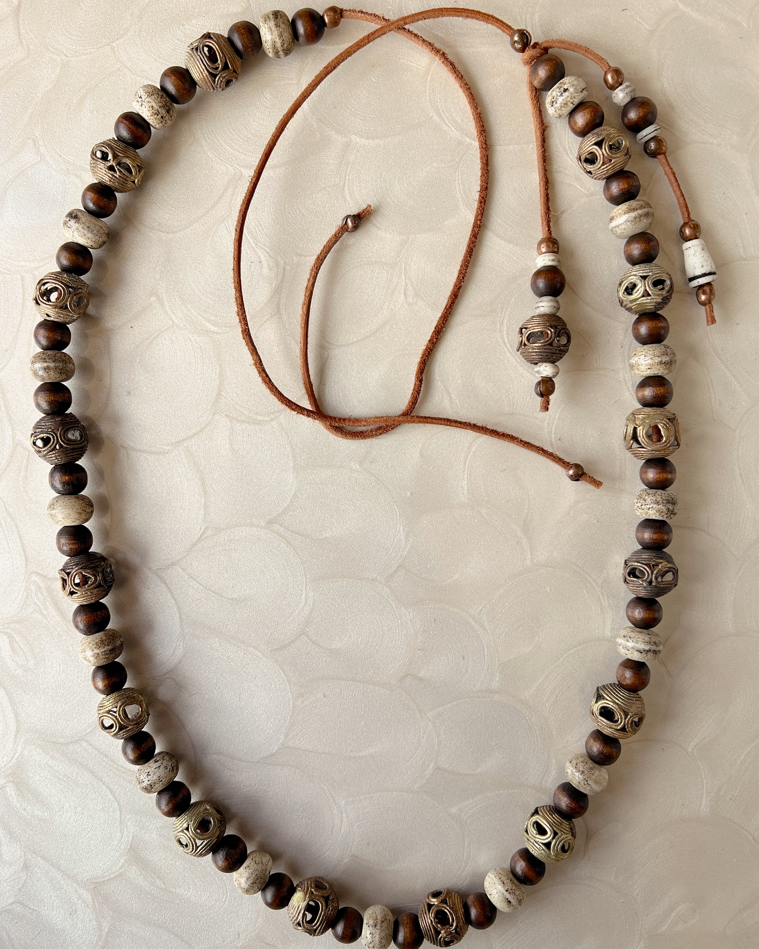Wood, Bone & Brass Set