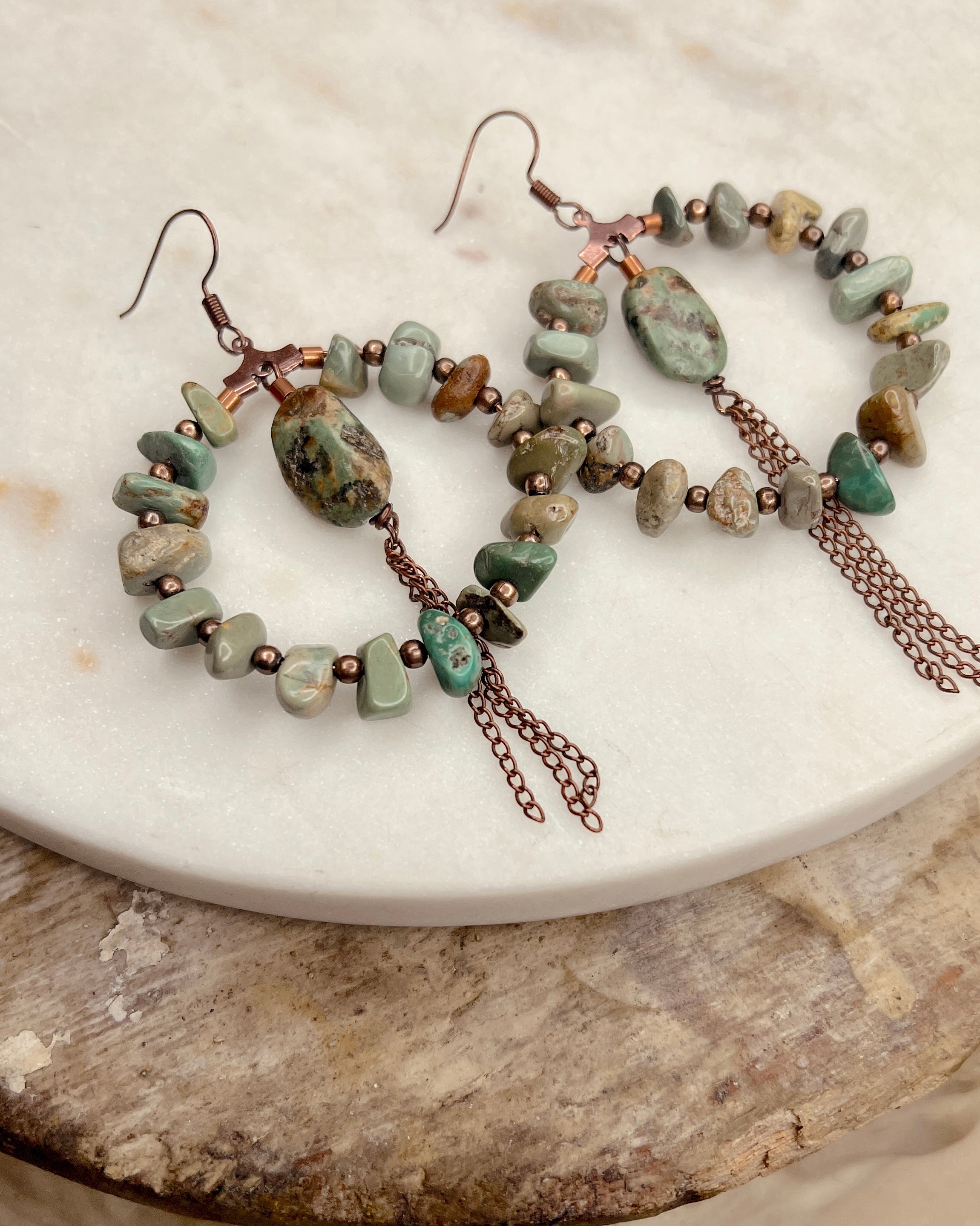 Turquoise Chain Dangles