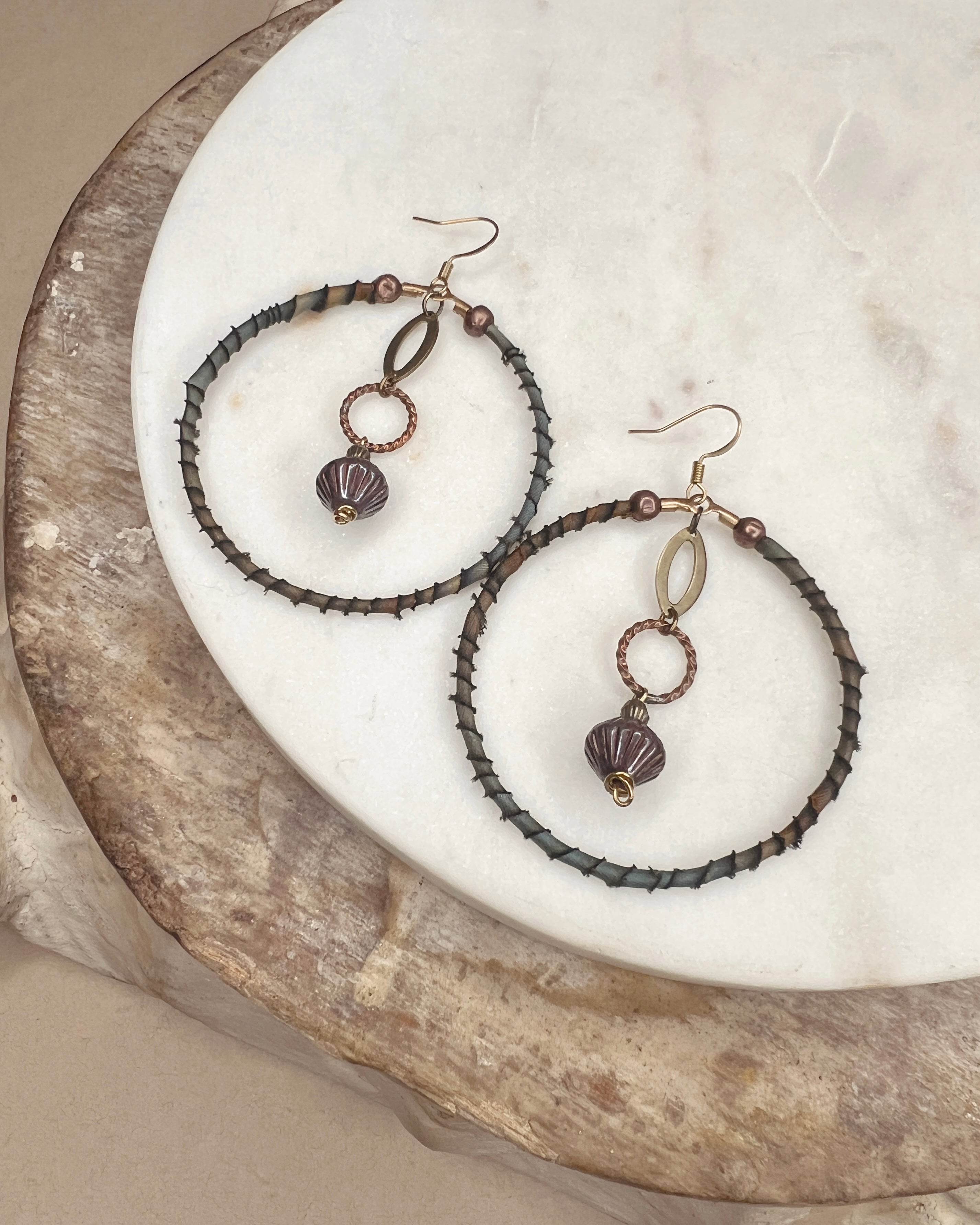 Ribbon Wrap Dangles