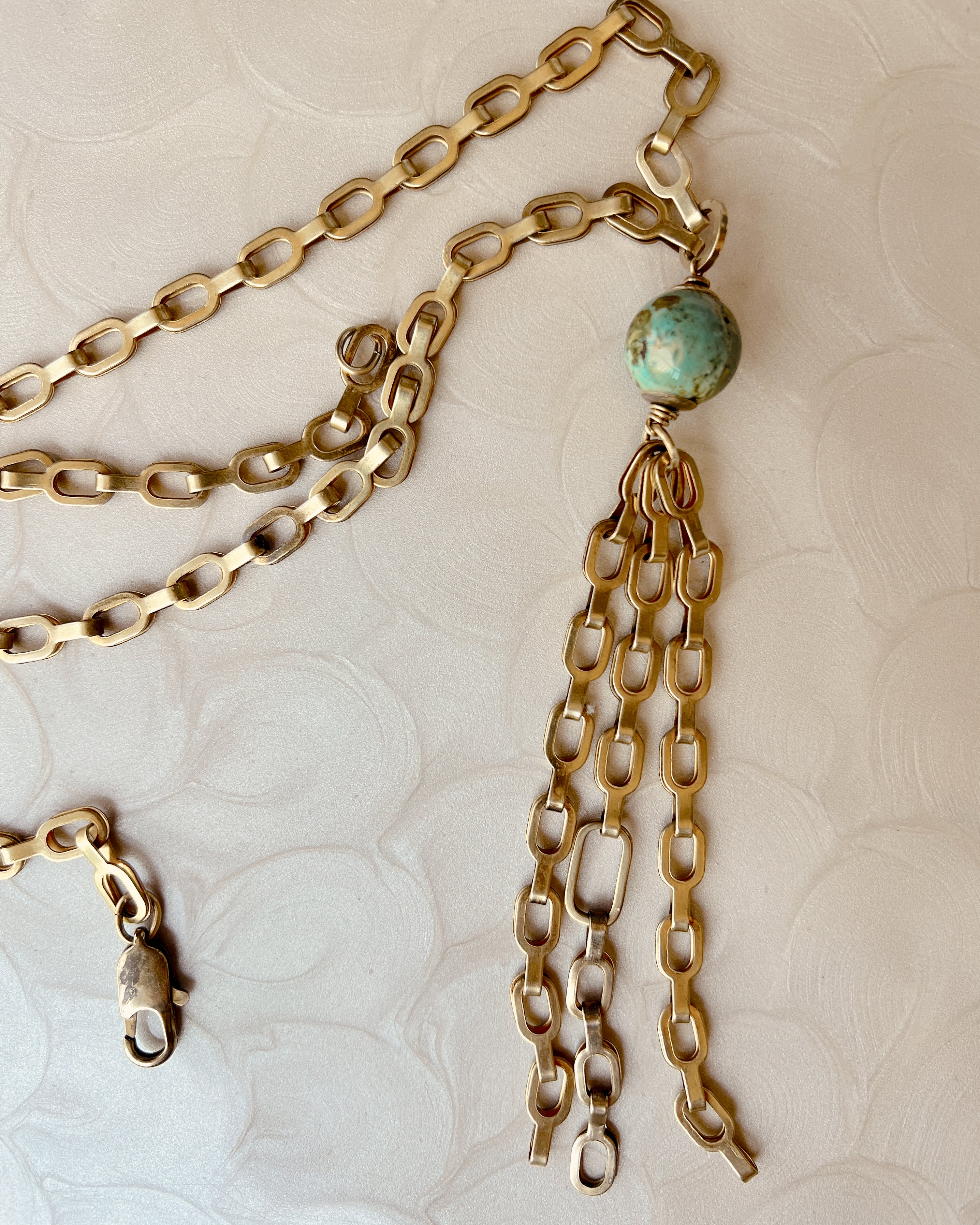 Louise Chain Tassel Necklace