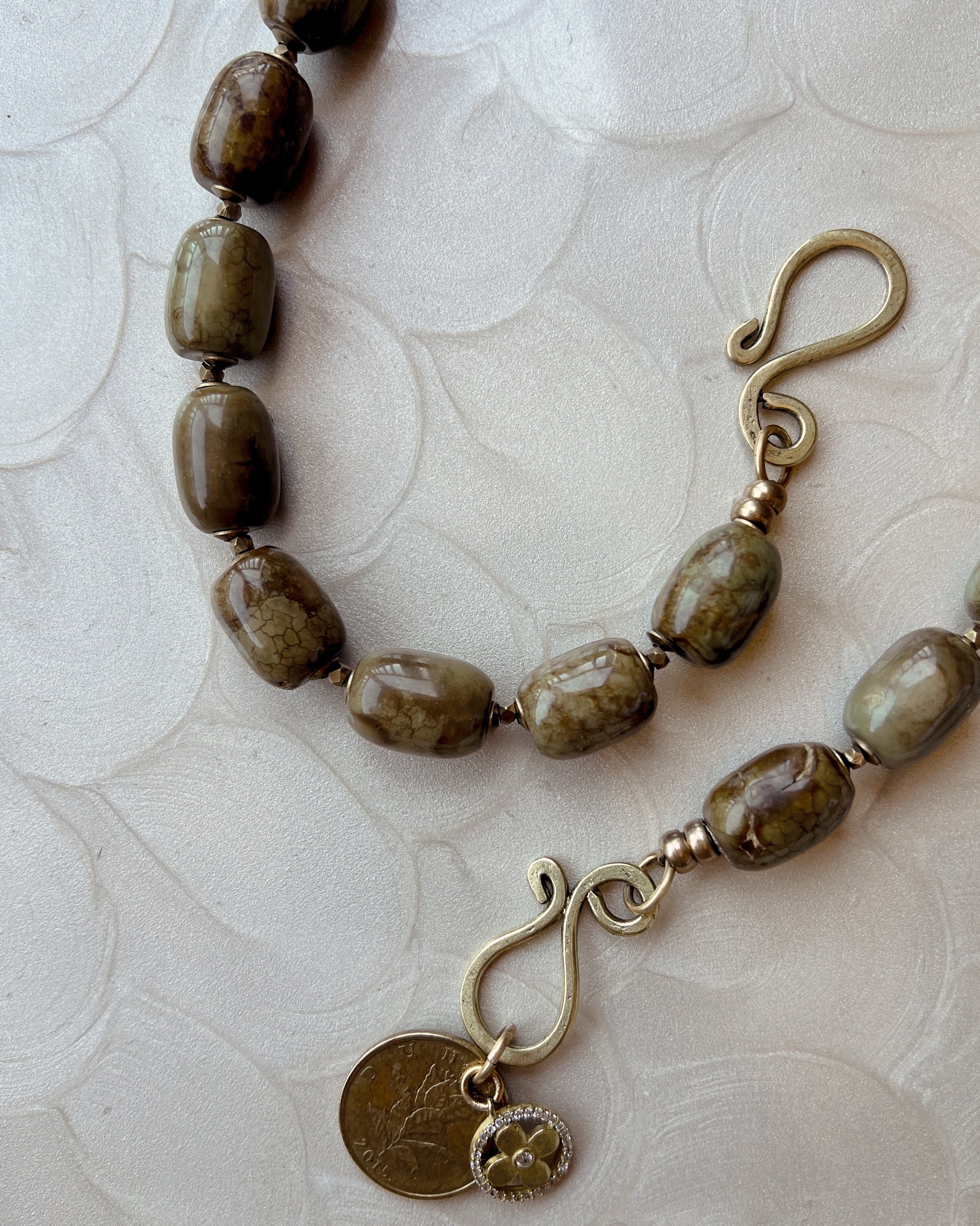 Brown Turquoise Boho Strand
