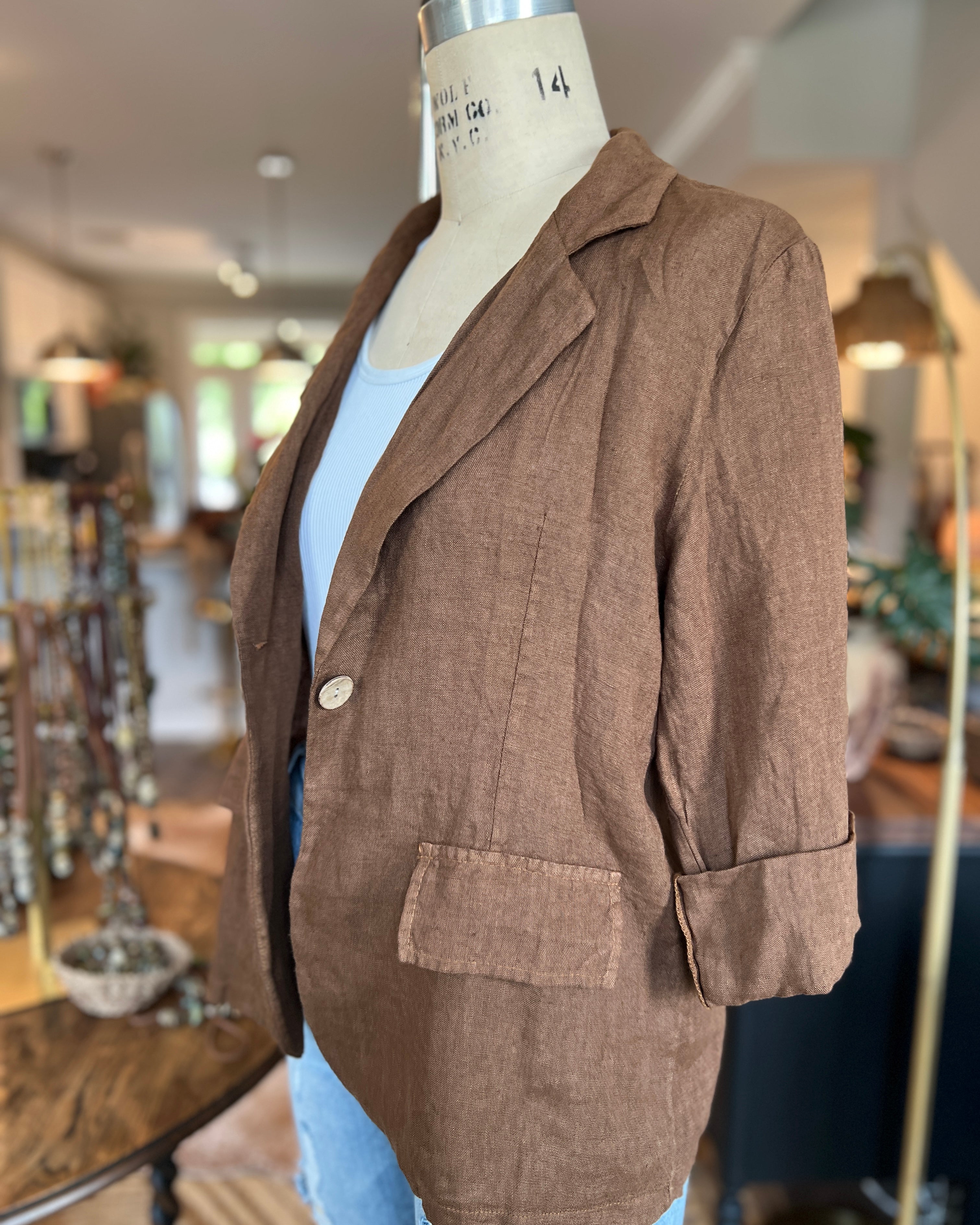 Summer Linen Blazer