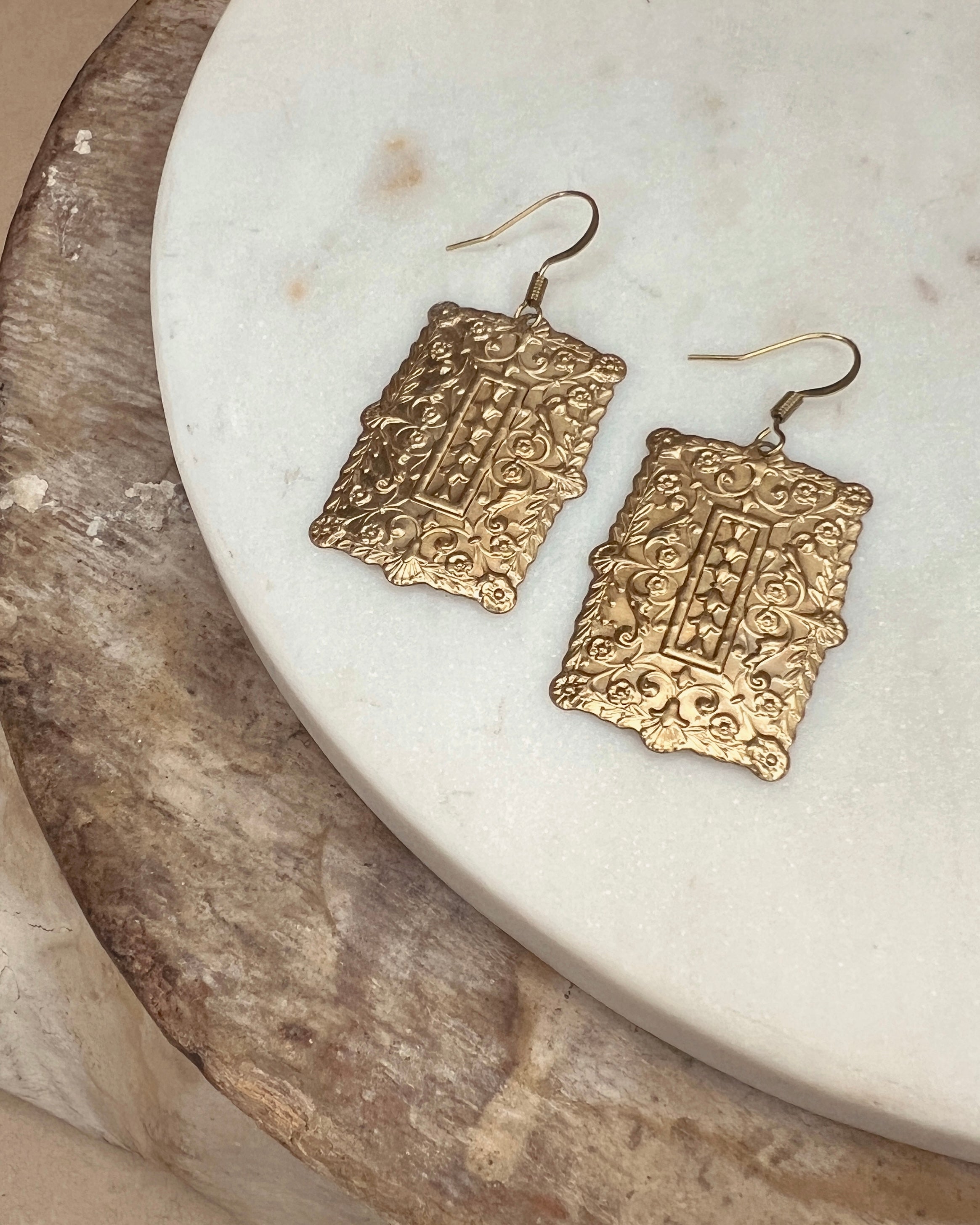 Vintage Brass Dangles