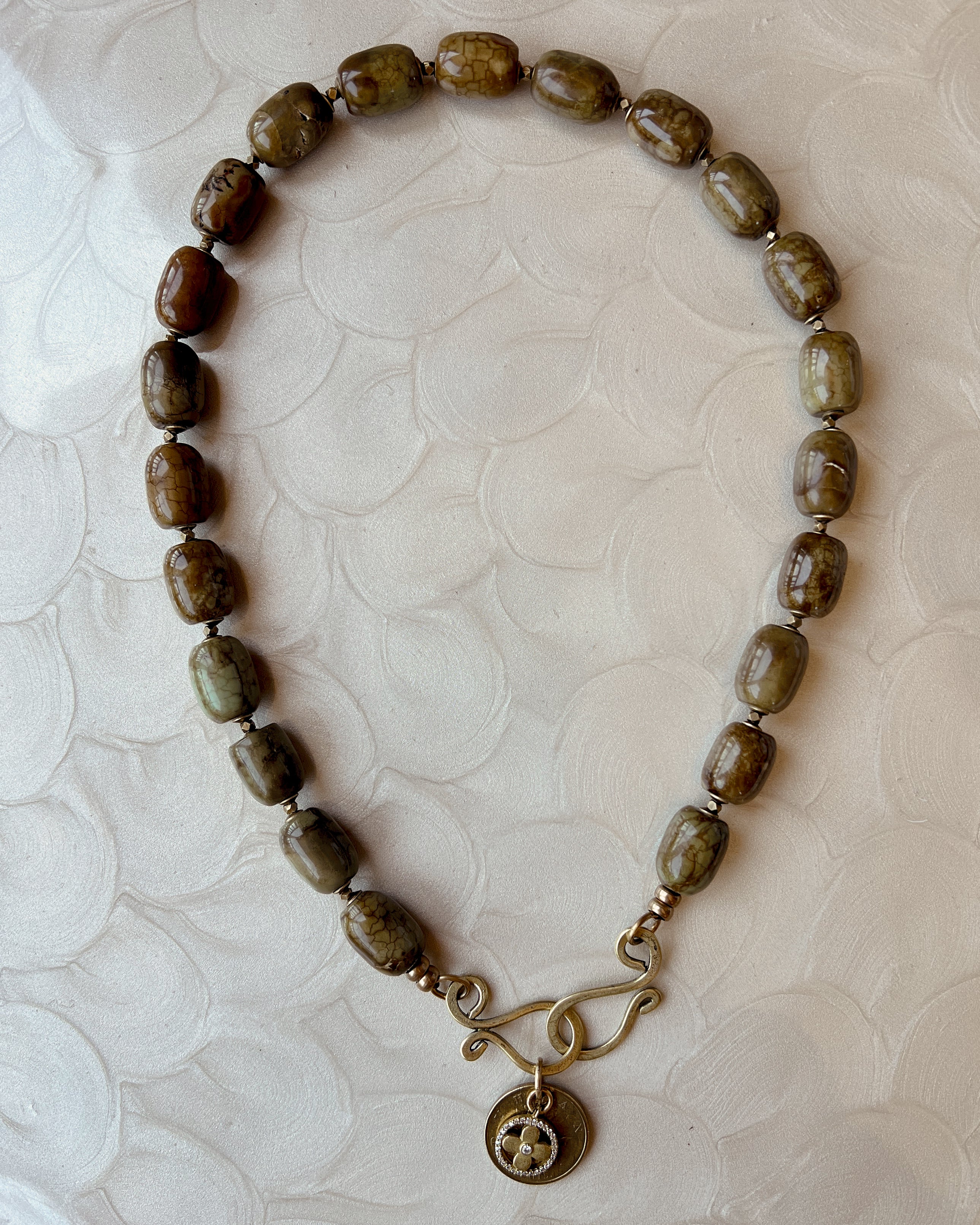 Brown Turquoise Boho Strand