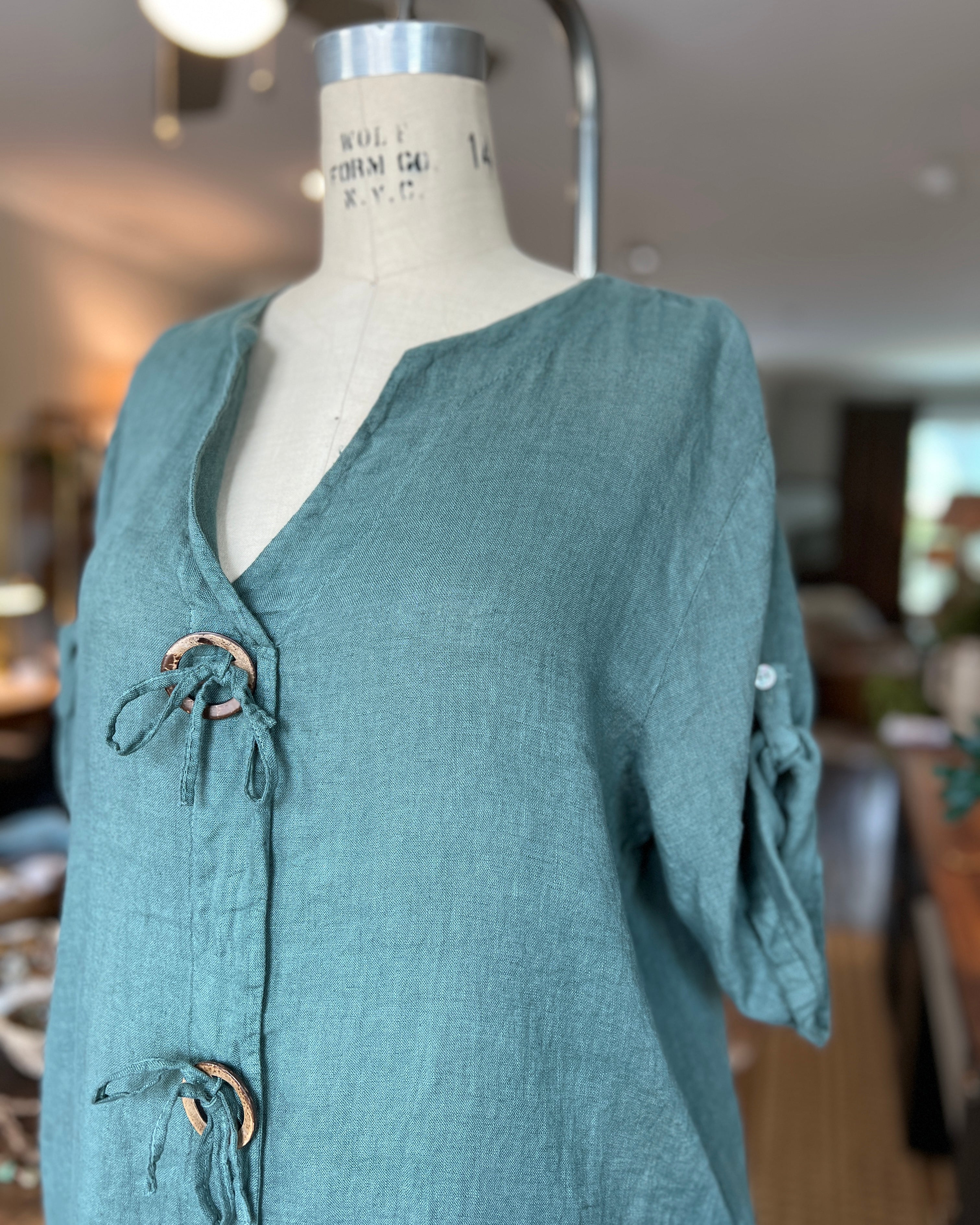 Linen Shift Dress